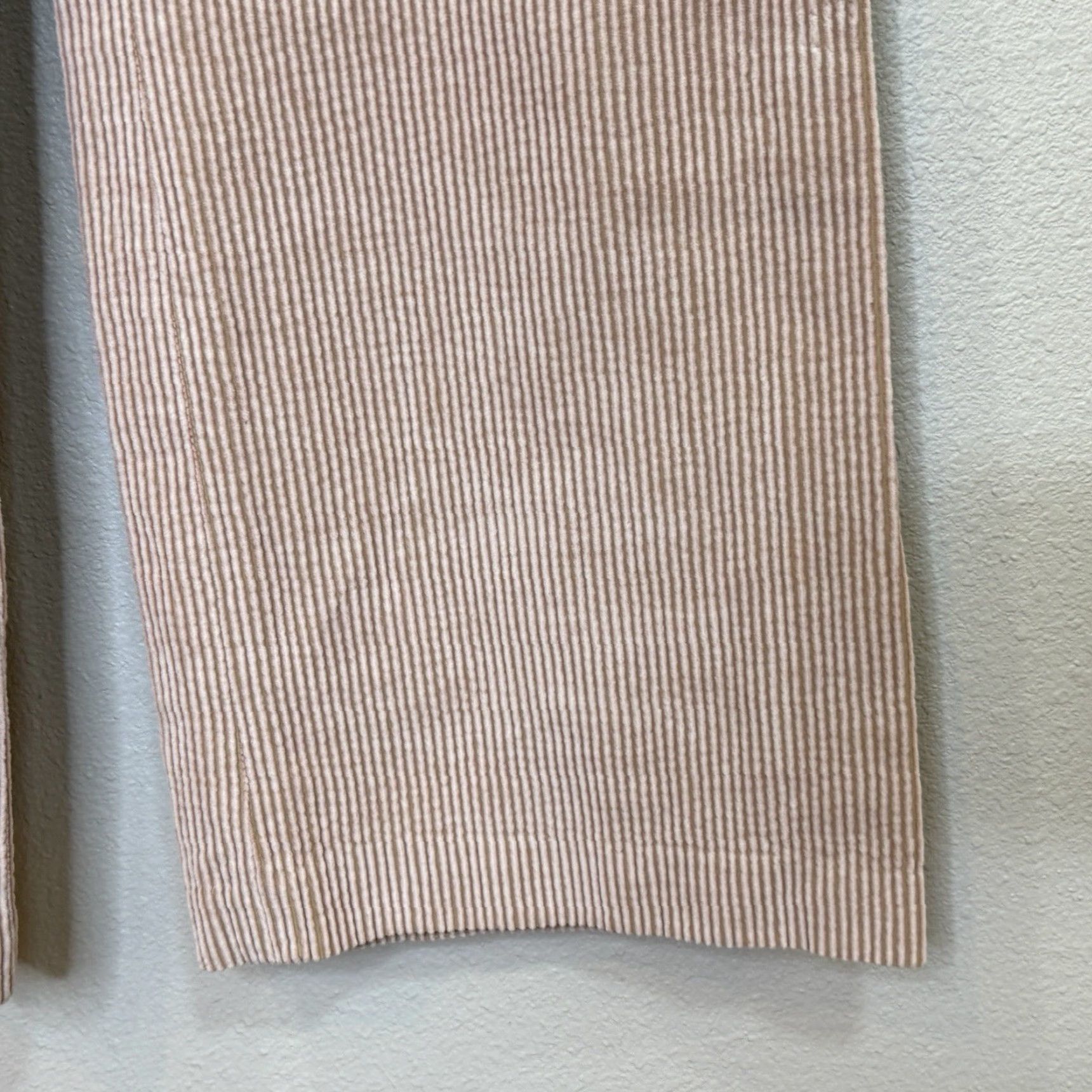 Pinko Lafayette 148 Corduroy Pants Womens Size 6 Pink Wide Leg 100% Cotton Mid Rise Dress Pants Preppy Size 28" / US 6 / IT 42 - 4 Thumbnail