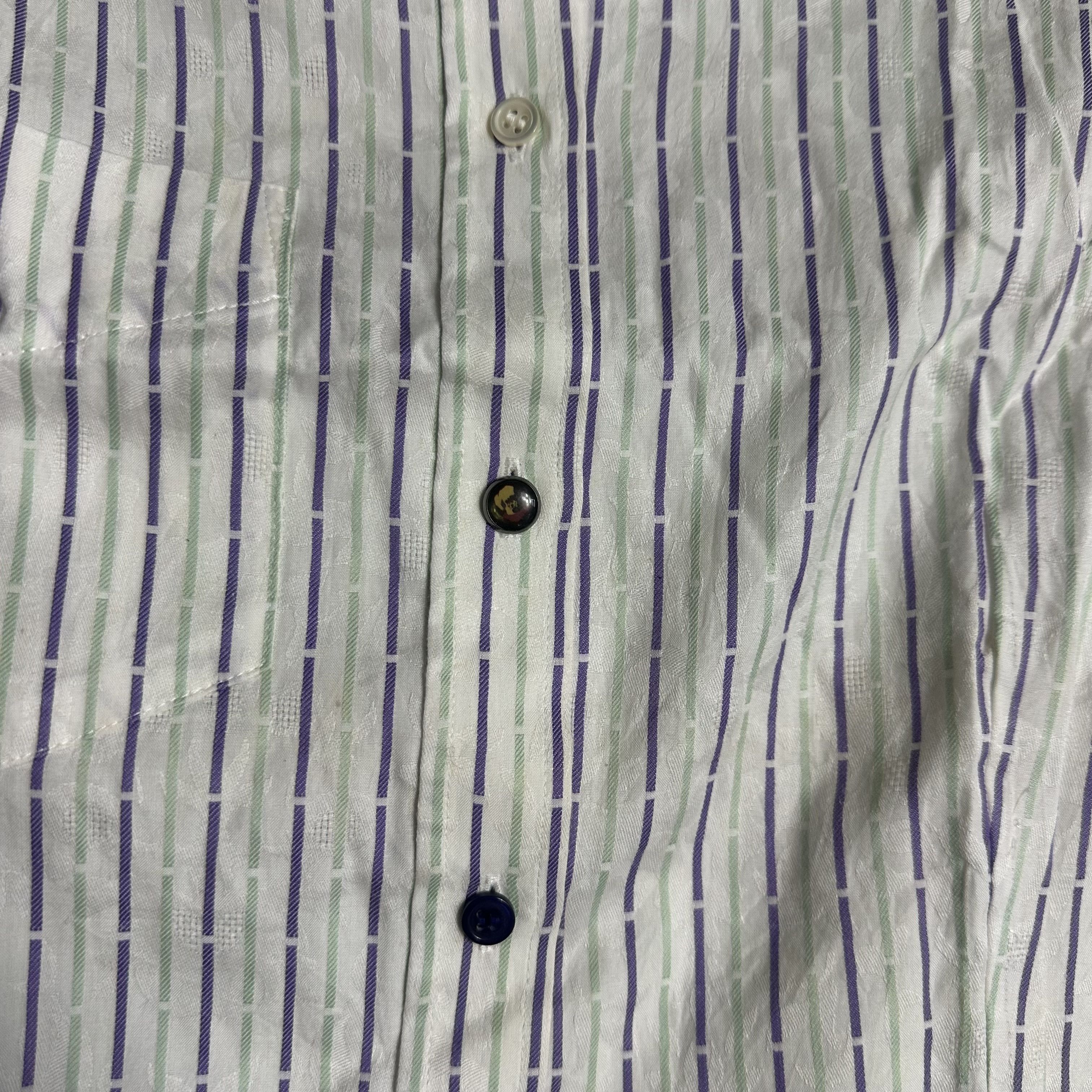 Paul Smith 🔥RARE🔥Paul Smith Black Label Stripes Button Up Shirt Size S / US 4 / IT 40 - 3 Thumbnail