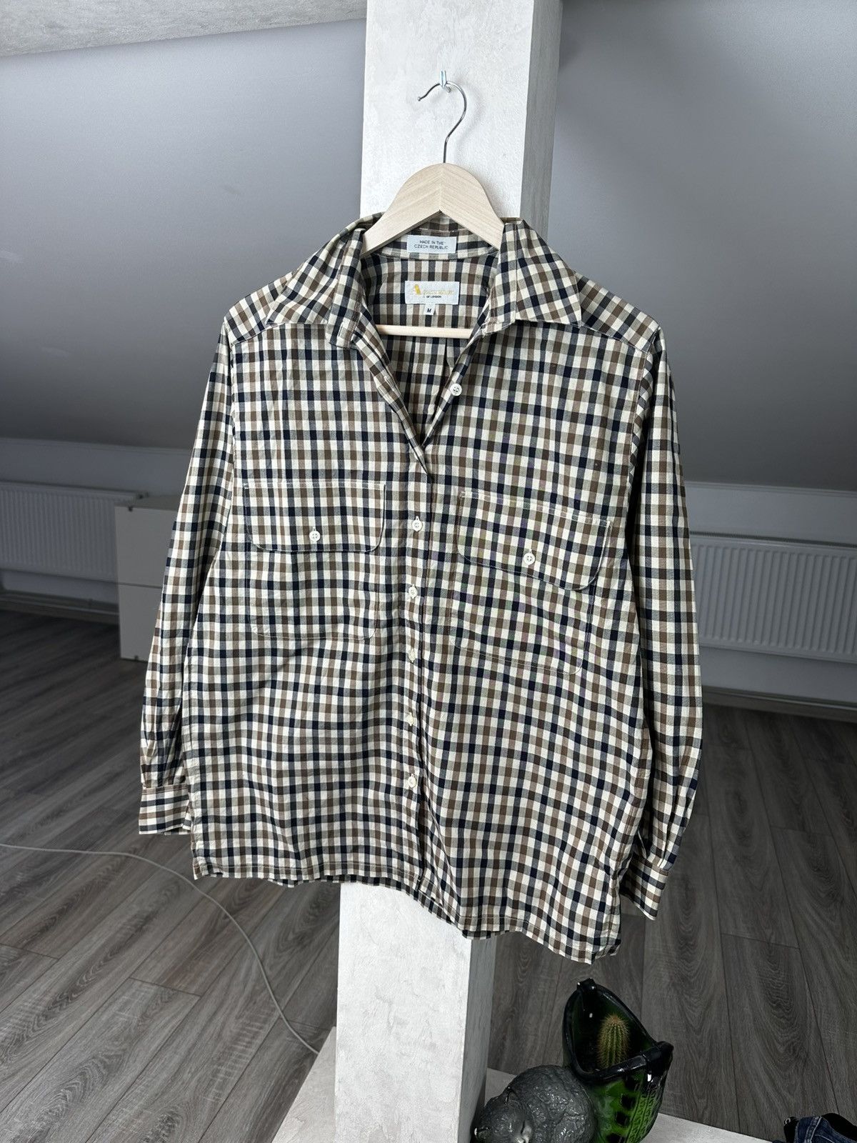 Aquascutum Aquascutum Cotton Shirt Size M Size US M / EU 48-50 / 2 - 1 Thumbnail