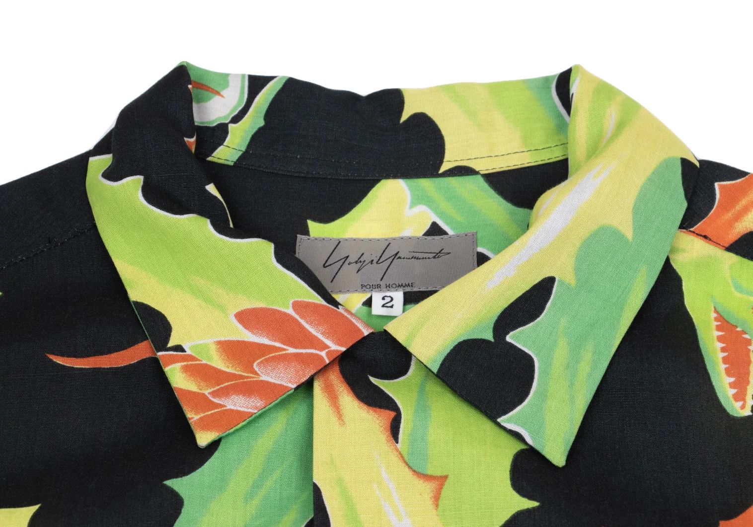 Yohji Yamamoto Yohji Yamamoto Crocodile Aloe Print Aloha Shirt Size US M / EU 48-50 / 2 - 4 Thumbnail