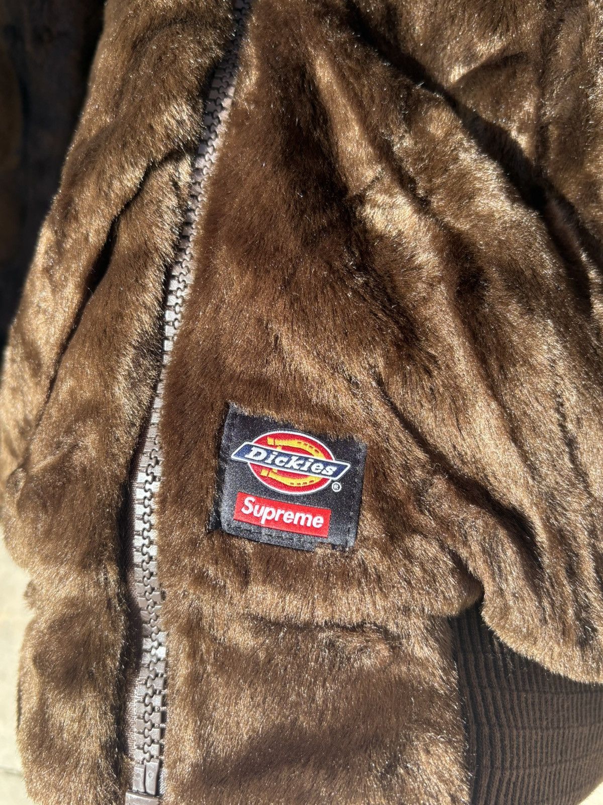 Dickies × Supreme Supreme x Dickies Reversible Quilted Faux Fur Work Jacket Size US L / EU 52-54 / 3 - 9 Thumbnail