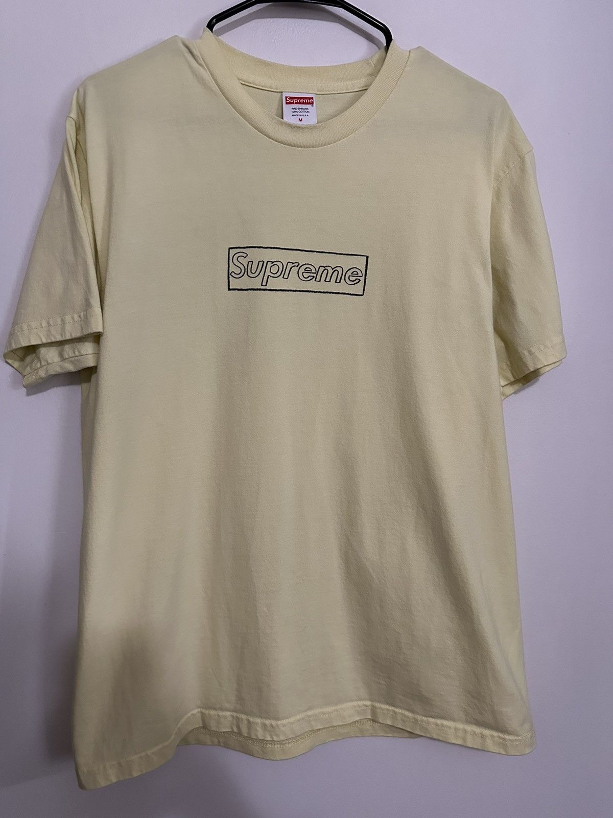 Supreme KAWS Chalk Logo Tee