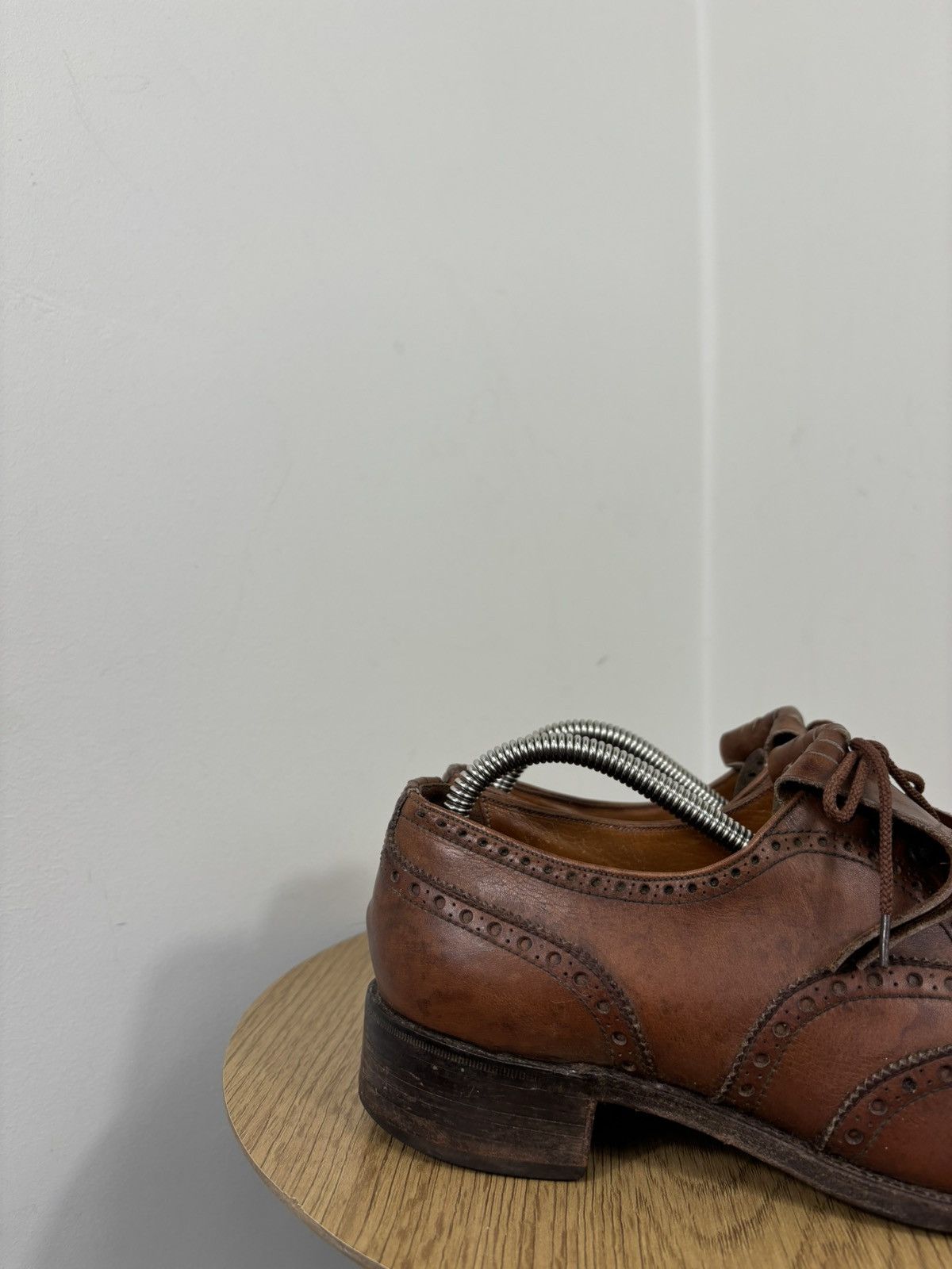 Crockett & Jones Crockett & Jones Women’s Brown Calf Leather Kiltie Brogues Size US 6 / IT 36 - 3 Thumbnail
