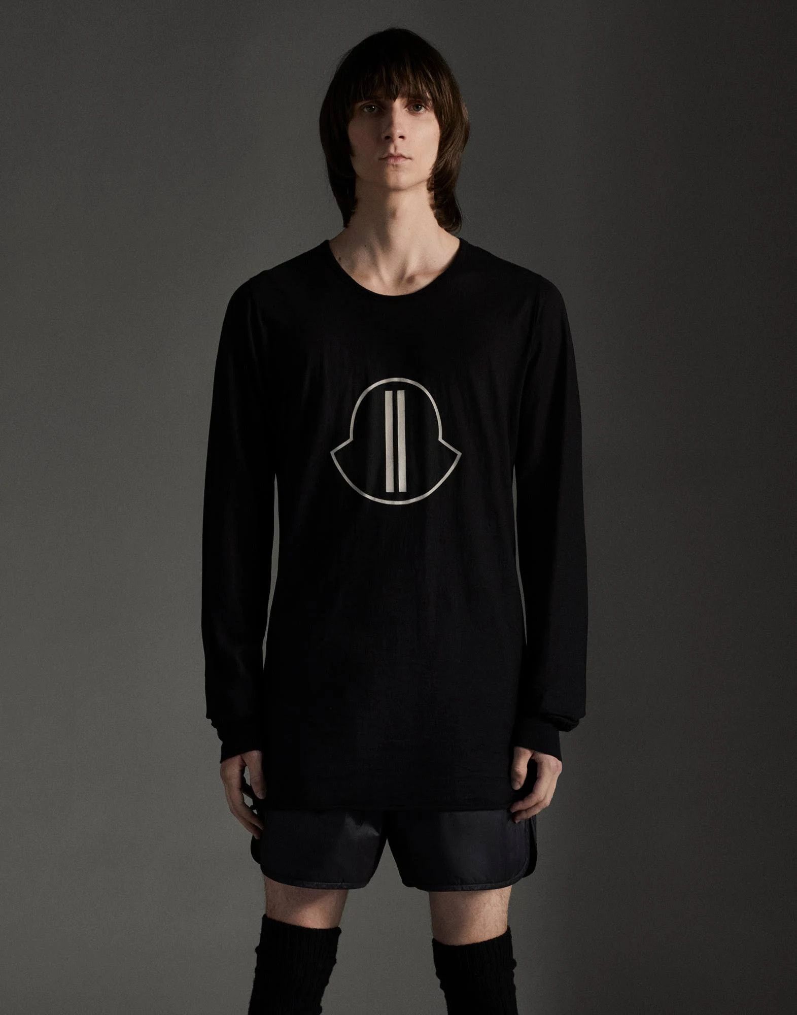 Rick Owens o1mris0824 Long Sleeve T-Shirt in Black Size US S / EU 44-46 / 1 - 5 Thumbnail