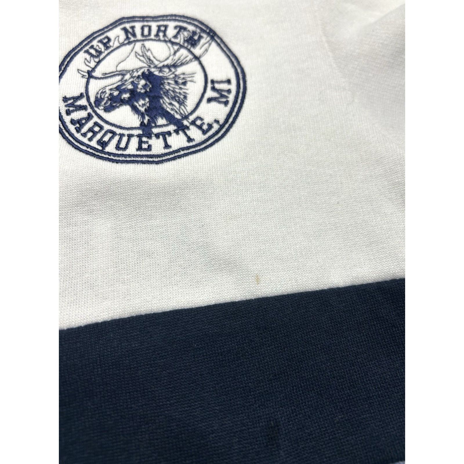 Vintage VINTAGE NWT pullover hoodie sweatshirt up north Marquette Michigan moose DEADSTOCK Med Size M / US 6-8 / IT 42-44 - 8 Thumbnail
