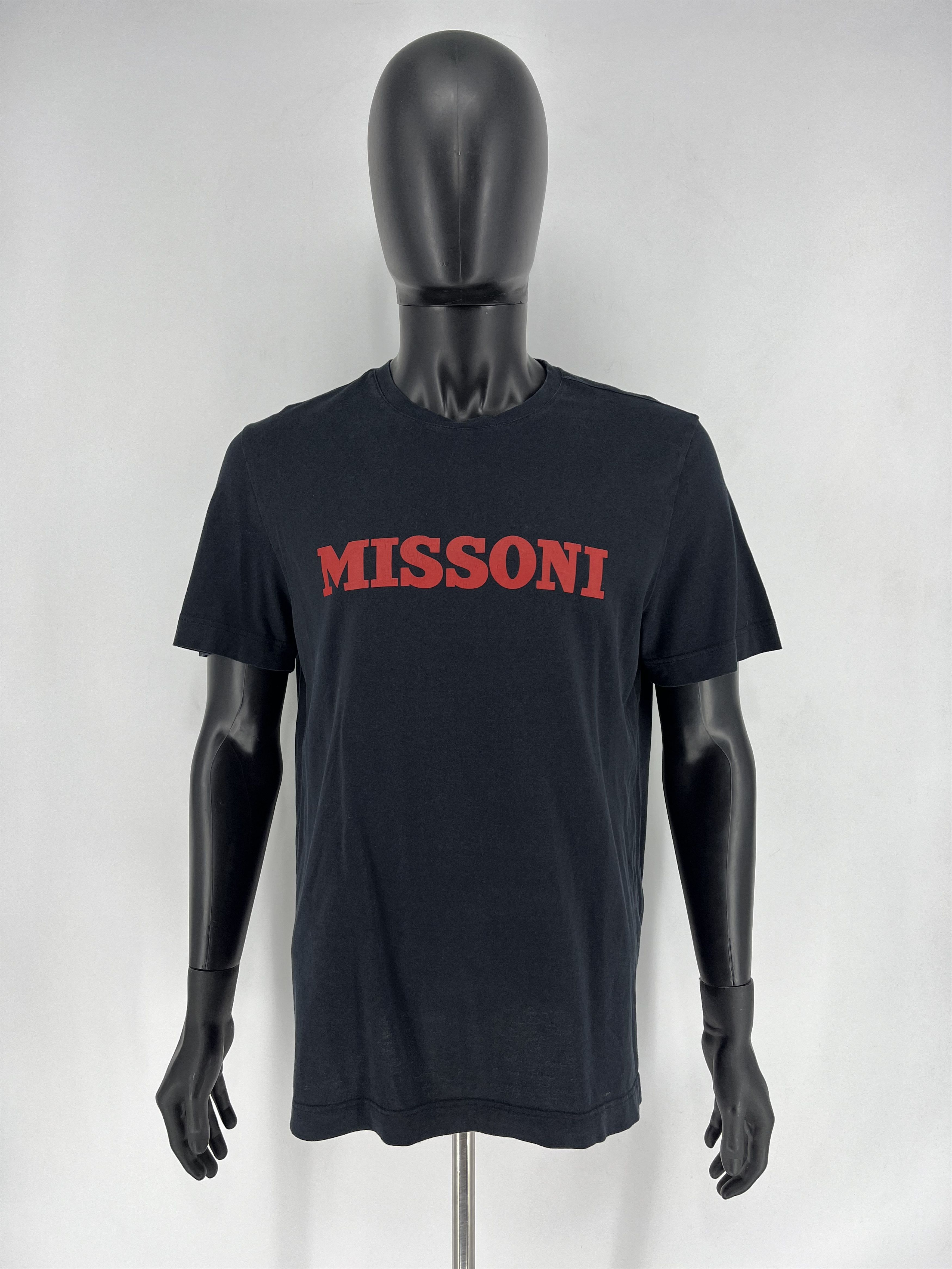 Missoni × Vintage Vintage Missoni Spellout Logo Tshirt Size N Size US M / EU 48-50 / 2 - 2 Thumbnail