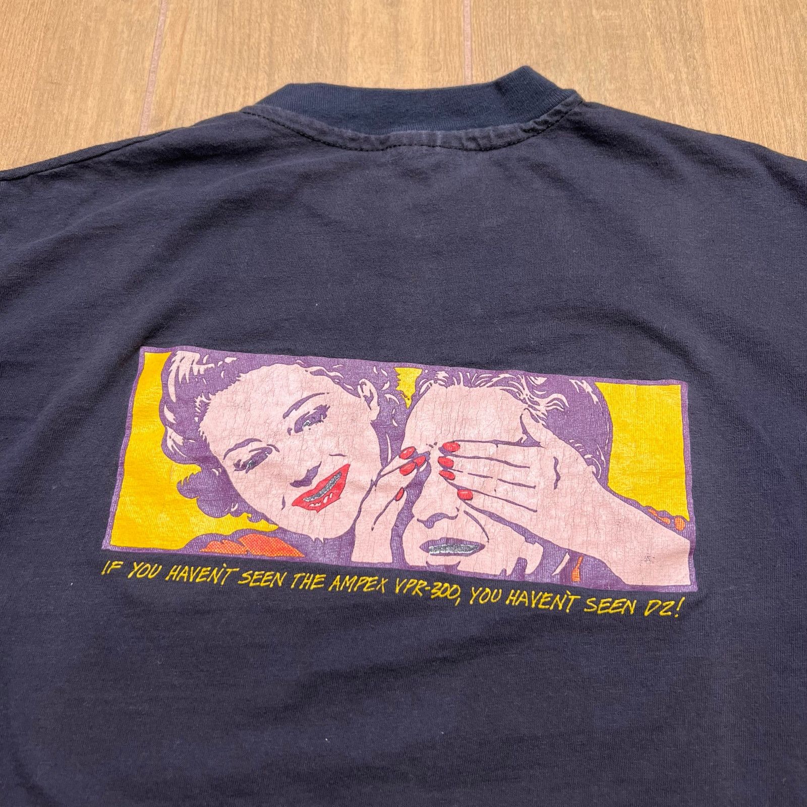 Hanes Vintage Ampex Composite Digital T-Shirt USA XL 90s Promo Size US XL / EU 56 / 4 - 8 Thumbnail
