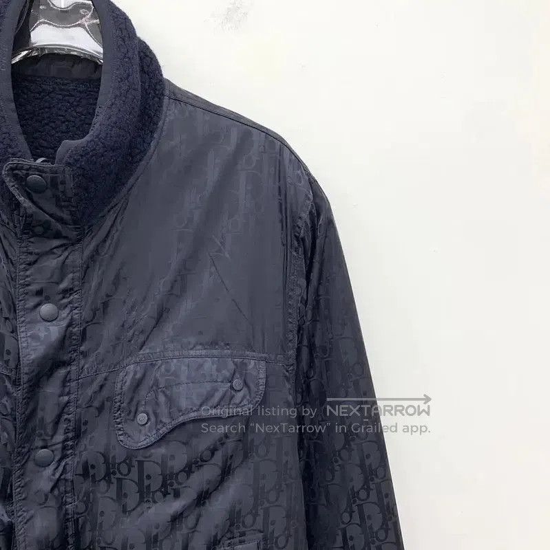 Dior Dior Logo Patterned Navy Wool Men's Jacket . Size US S / EU 44-46 / 1 - 6 Thumbnail