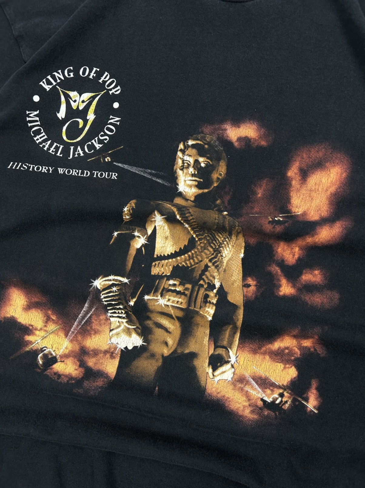 Michael Jackson 1996 Michael Jackson Vintage Tee History World Tour T-Shirt Size US M / EU 48-50 / 2 - 10 Thumbnail