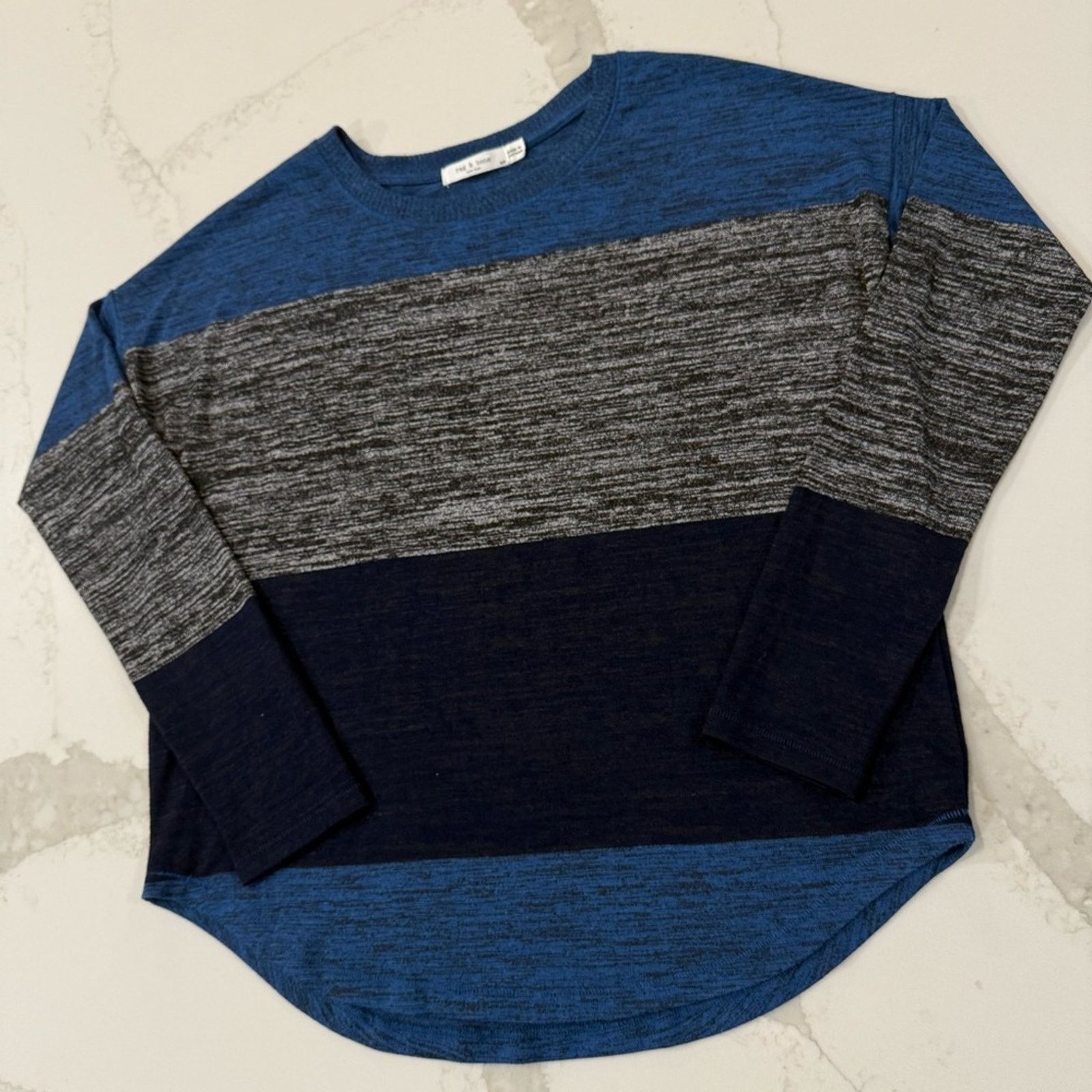 Rag & Bone Rag & Bone Striped Long Sleeve Hudson Tee Womens Small Size S / US 4 / IT 40 - 5 Thumbnail