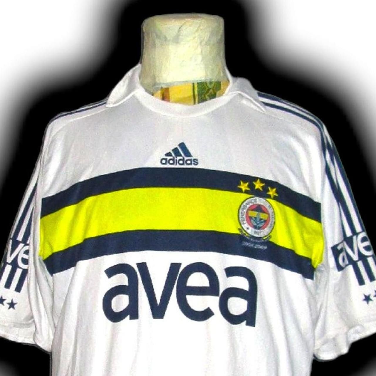 Adidas Fenerbahce SK Turkey 2008 2009 Fourth 4th shirt jersey Size US XL / EU 56 / 4 - 2 Thumbnail