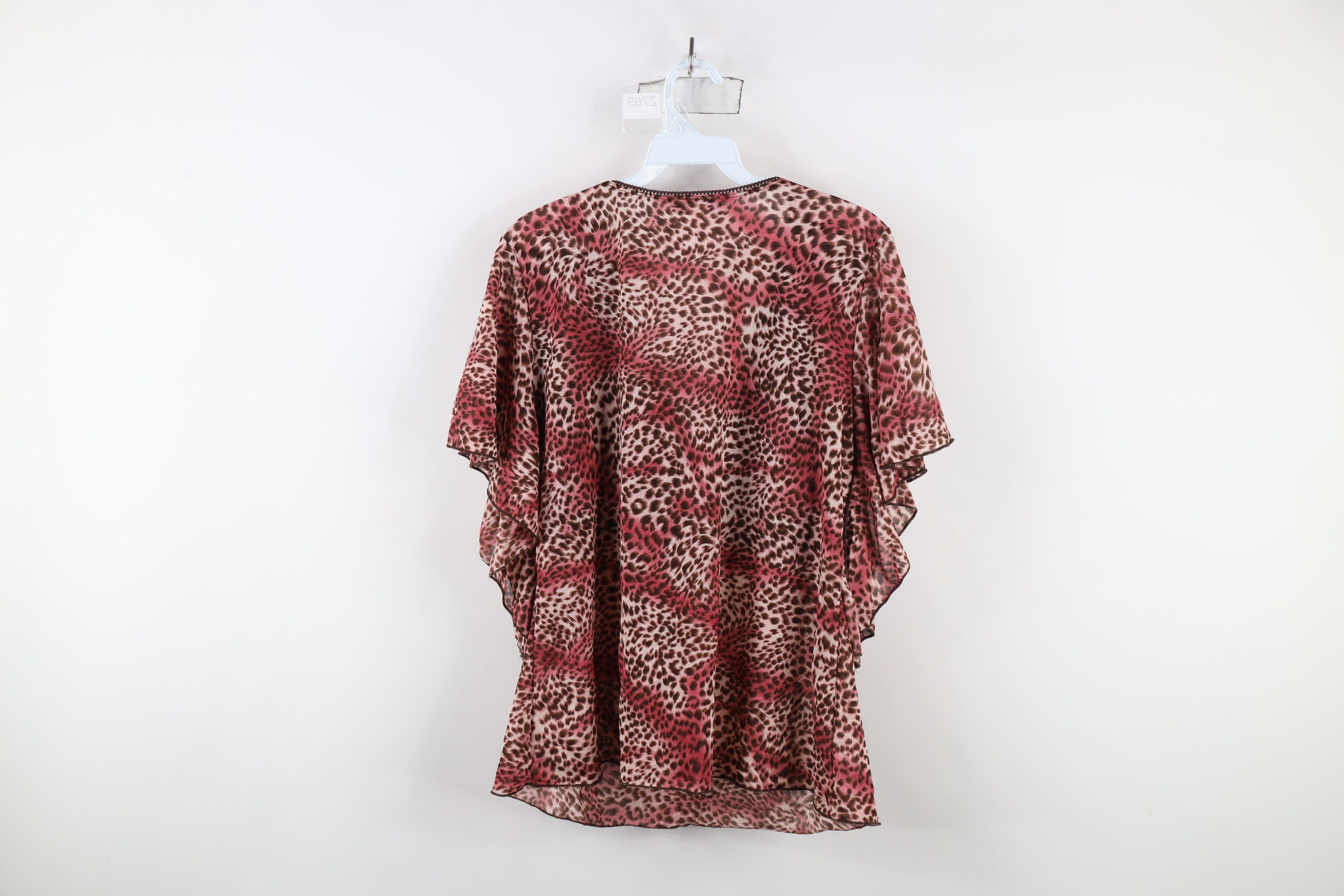 Vintage Vintage 90s Y2K Babydoll Sleeve Knit Top Shirt USA Size XL / US 12-14 / IT 48-50 - 8 Thumbnail