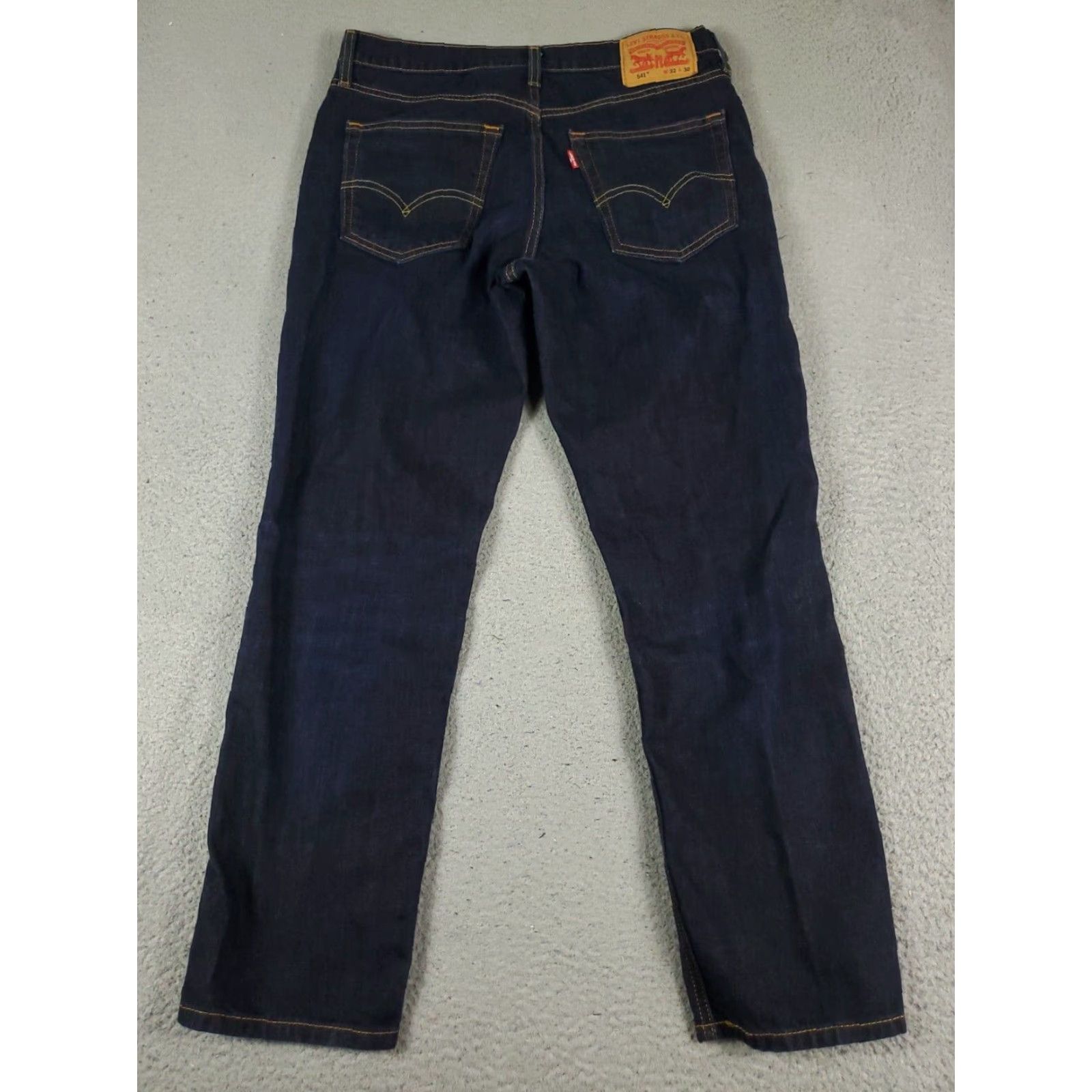 Levi's Levis Mens Jeans 32x28 Blue Athletic Fit Straight Leg Denim Pants Size 32 Extra Large Size US 32 / EU 48 - 6 Thumbnail