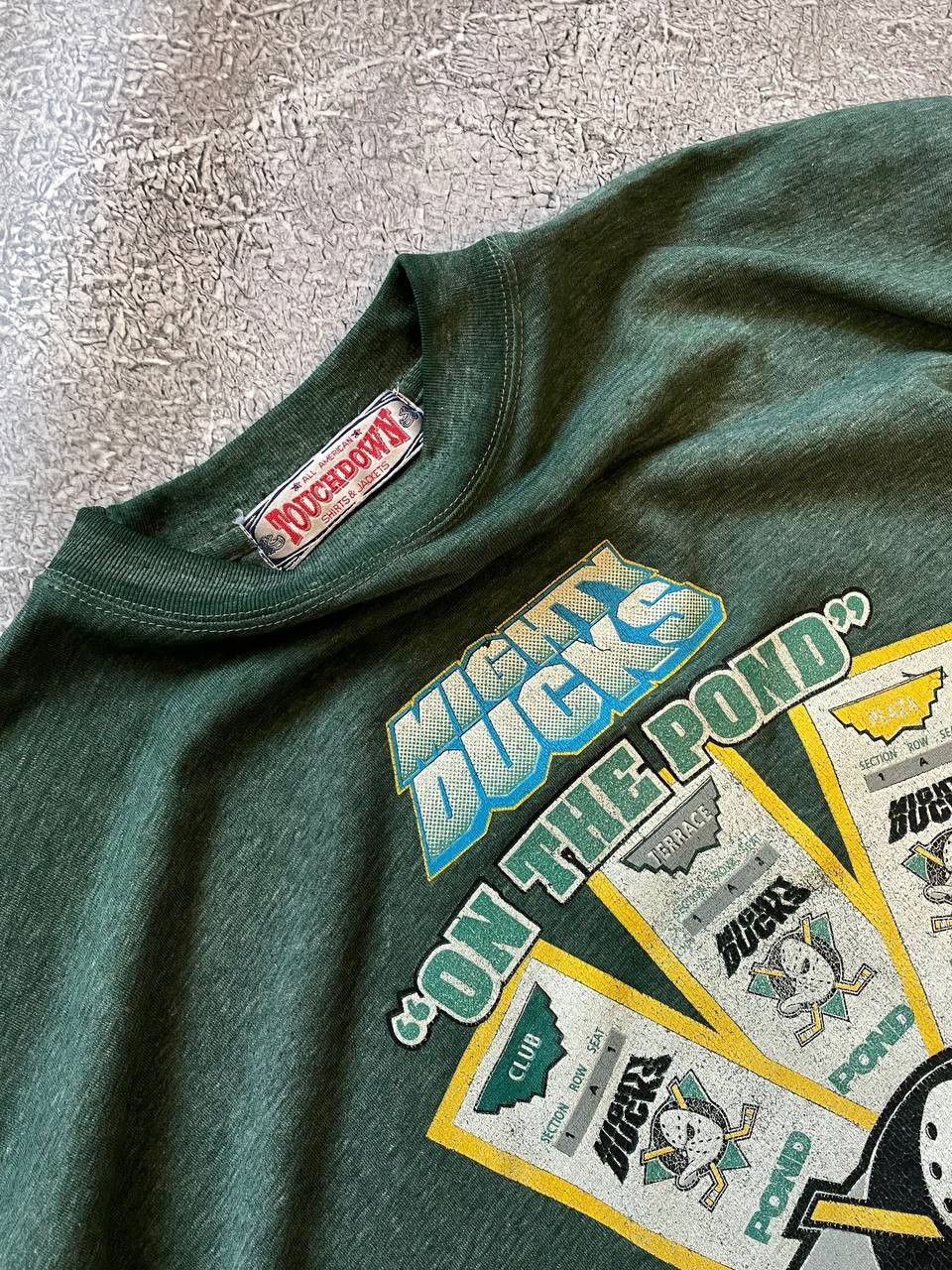 NHL Vintage t shirt Mighty Ducks made in Usa Size US XXL / EU 58 / 5 - 3 Thumbnail