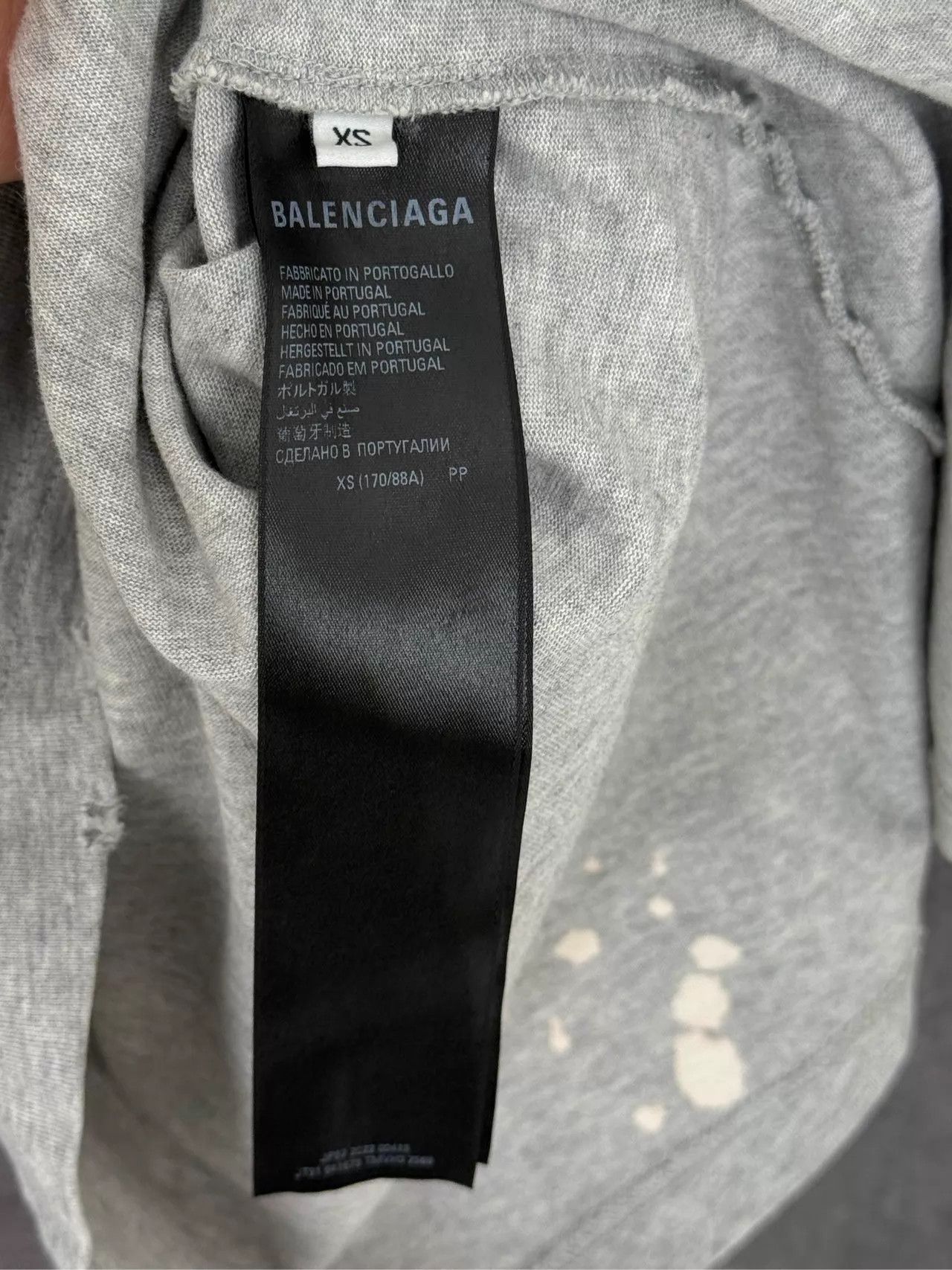 Balenciaga Balenciaga Rainbow Print Short Sleeve Tee XS Size US XS / EU 42 / 0 - 4 Thumbnail
