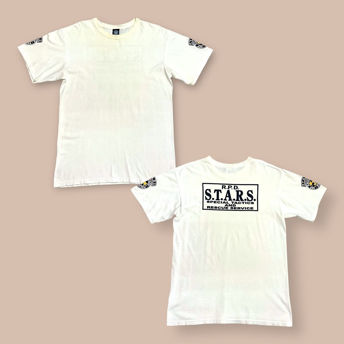 Playstation Resident Evil RPD STARS 15th Anniversary 1996-2011 Tee Size US M / EU 48-50 / 2 - 1 Thumbnail