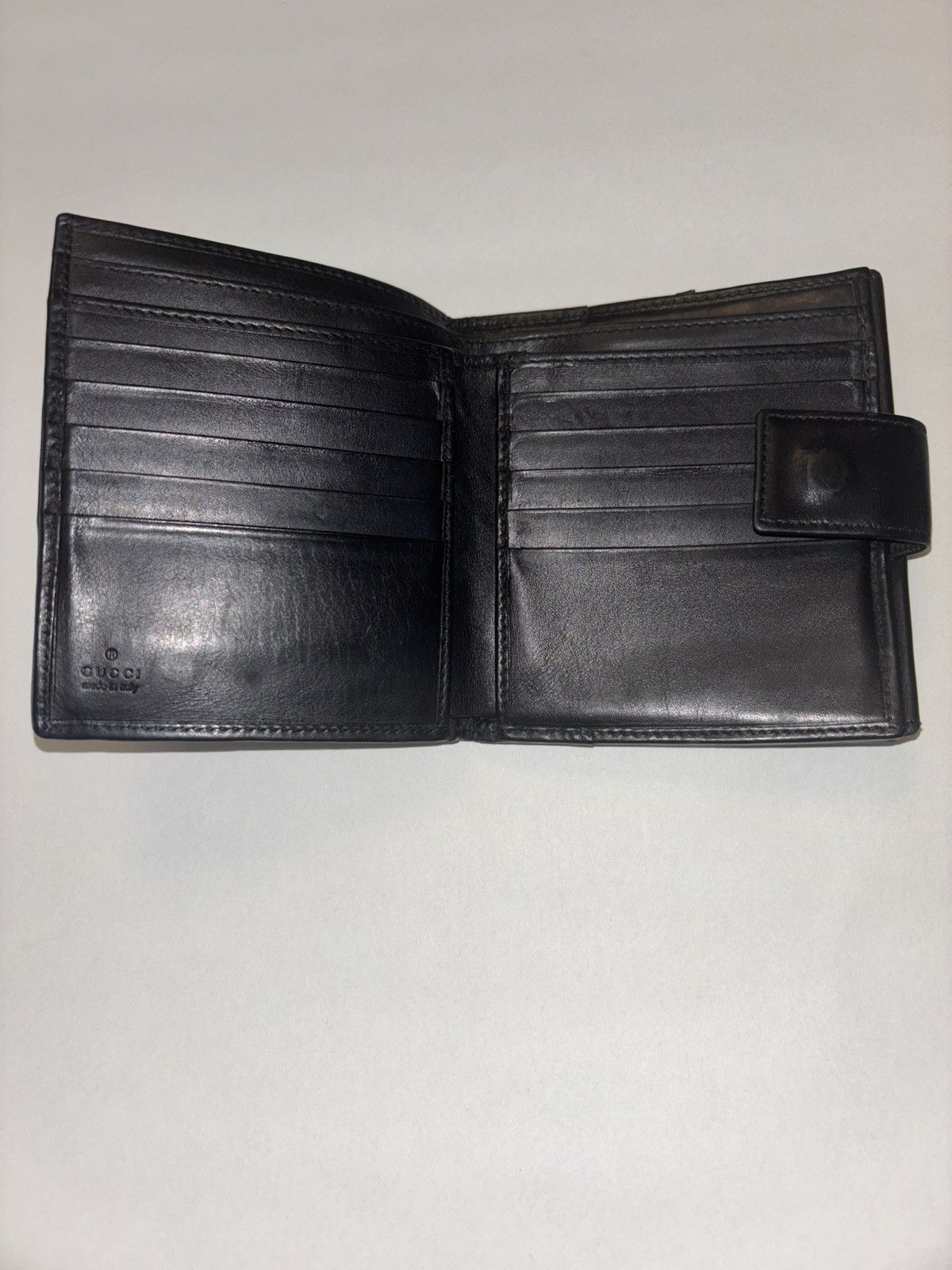Gucci Gucci GG Canvas Black Sherry Line Trifold Size ONE SIZE - 8 Thumbnail