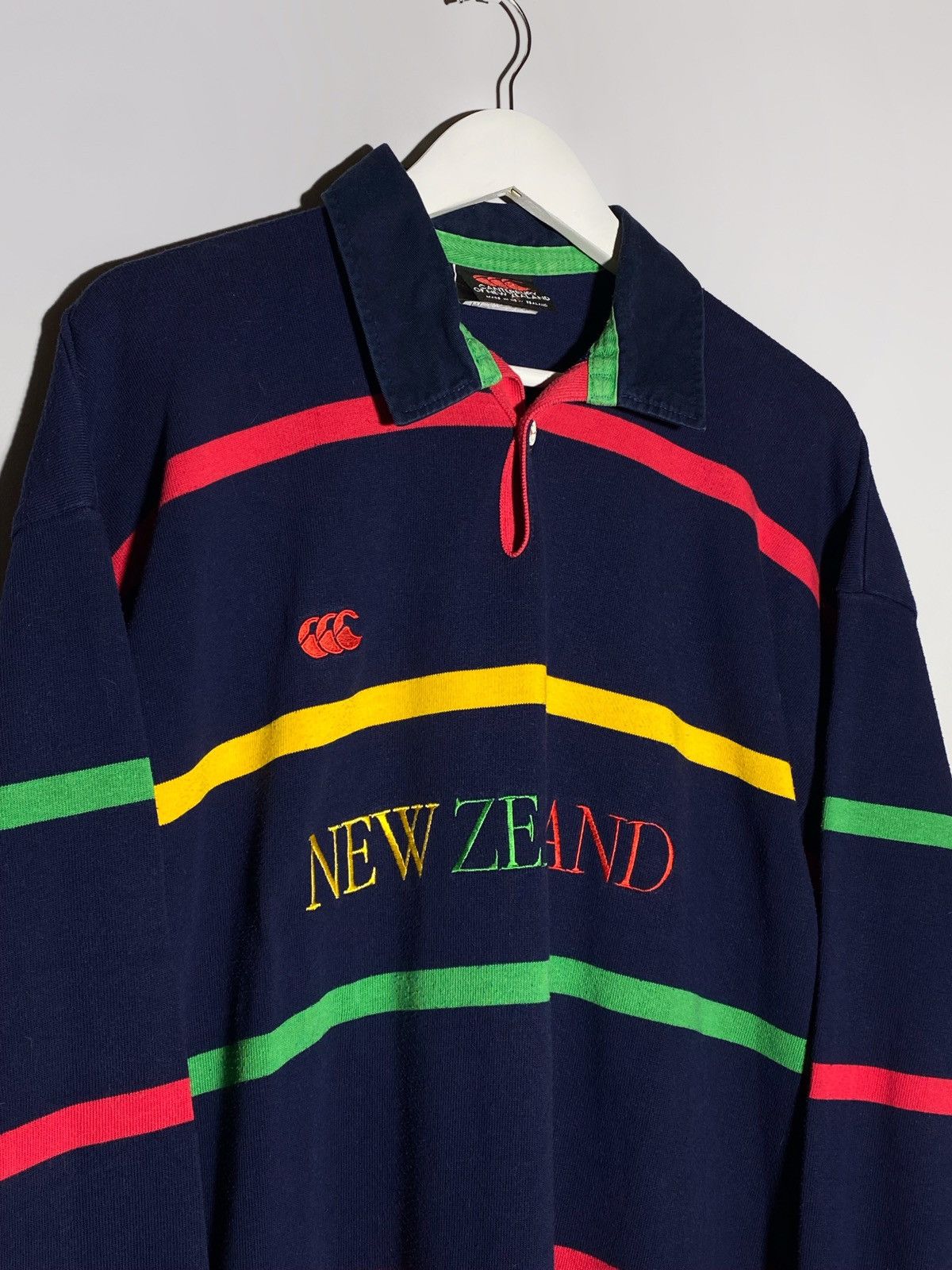 Canterbury of New Zealand × Vintage Y2k Canterbury New Zealand Rugby Longsleeve Shirt Streetwear Size US XL / EU 56 / 4 - 2 Thumbnail