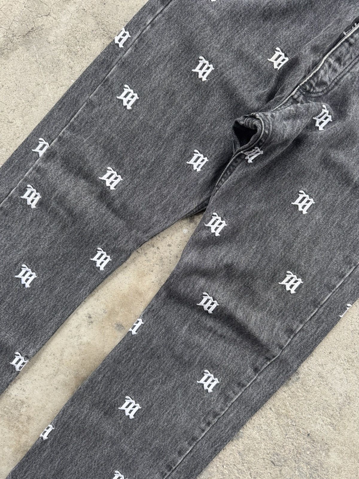 Misbhv MISBHV embroidery logo jeans Size US 30 / EU 46 - 4 Thumbnail