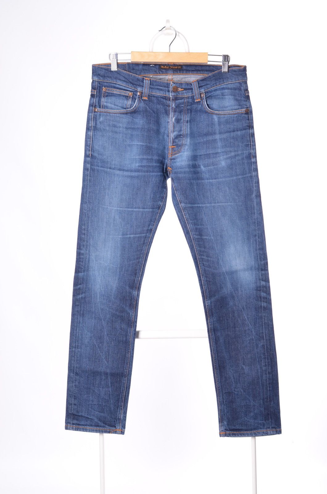 Nudie Jeans Nudie Jeans Tilted Tor Pure navy fits w32 denim jeans Size US 34 / EU 50 - 3 Thumbnail