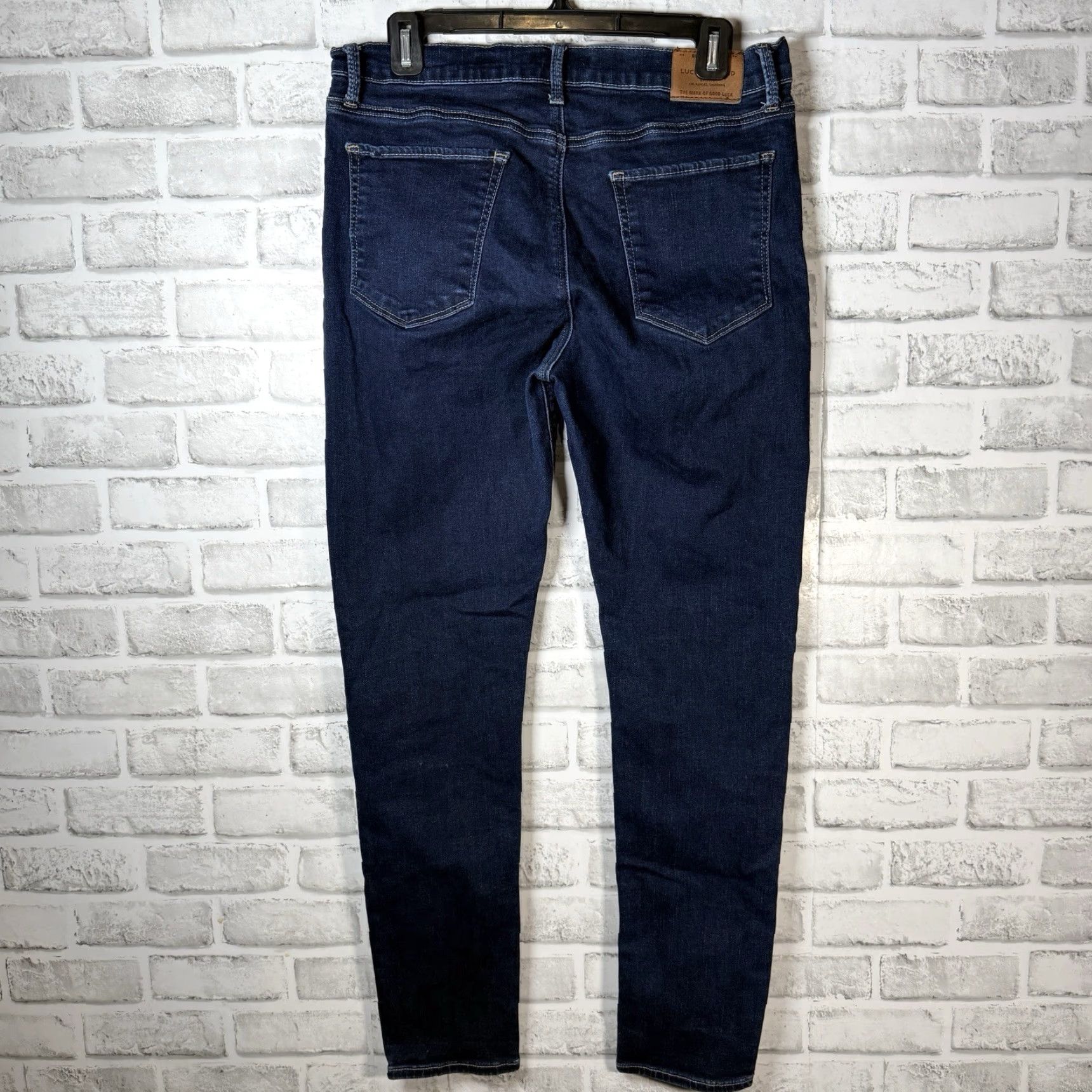 Lucky Brand Lucky Brand Jeans Women's Blue Cotton Ankle 14 Regular Inseam 32 Jeans Mens? Wait. No. End. Size 36" / US 14 / IT 50 - 5 Thumbnail