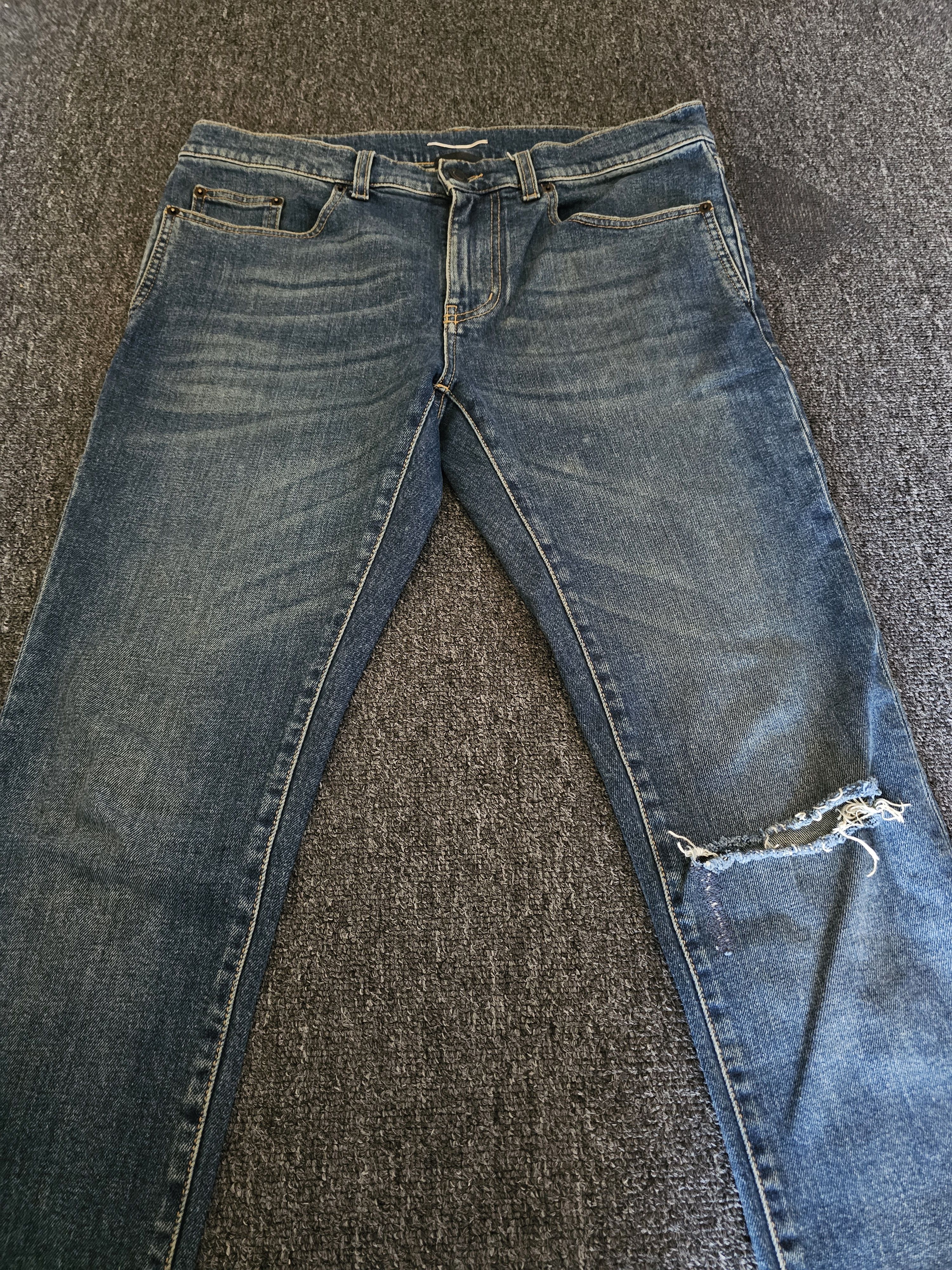 Saint Laurent Paris Saint Laurent Men's D02 Jeans Size 31 Size US 31 - 2 Thumbnail