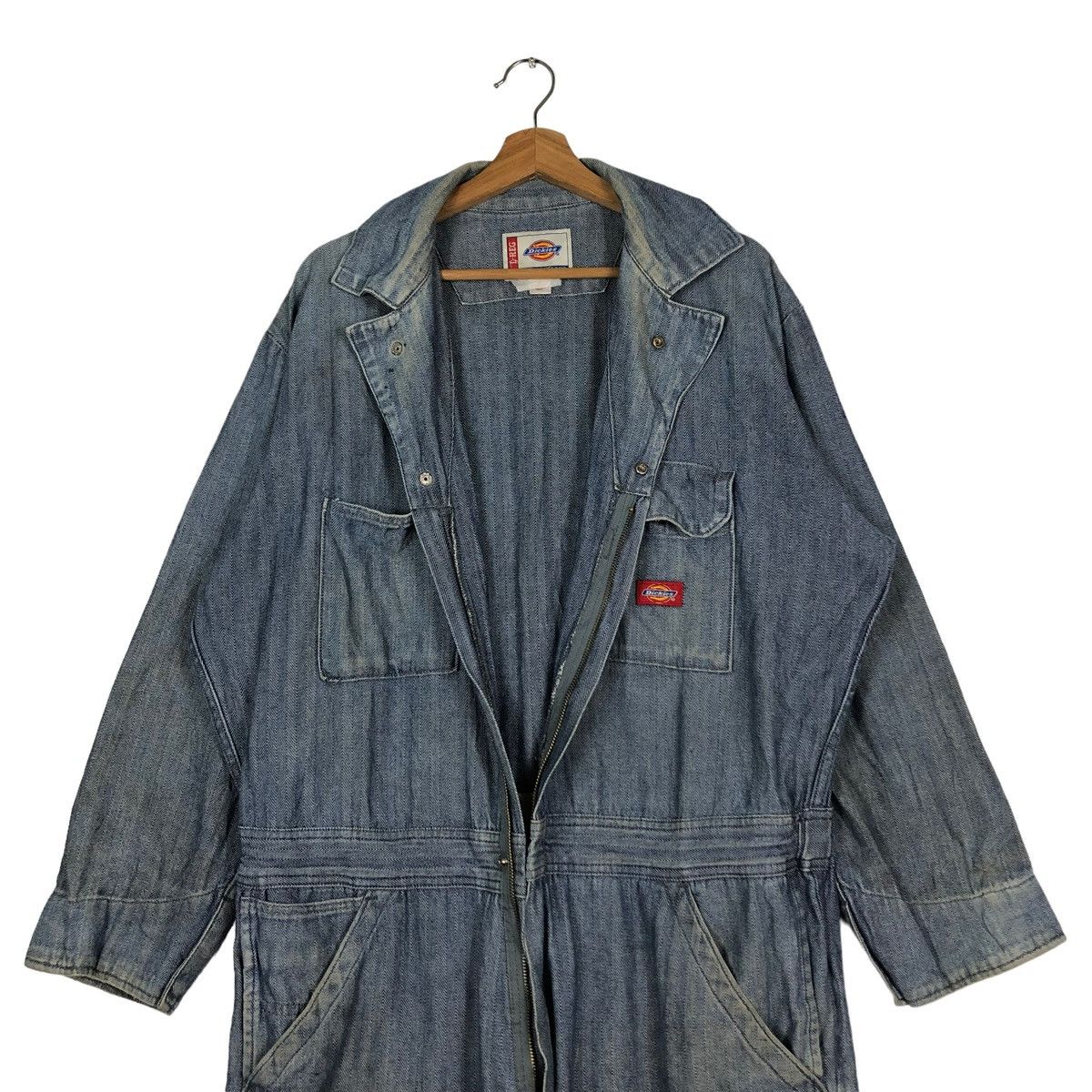 Japanese Brand 🔥VINTAGE A LEGEND IN WORK DICKIES HBT DESIGN WORK COVERALL Size US 40 / EU 56 - 12 Thumbnail