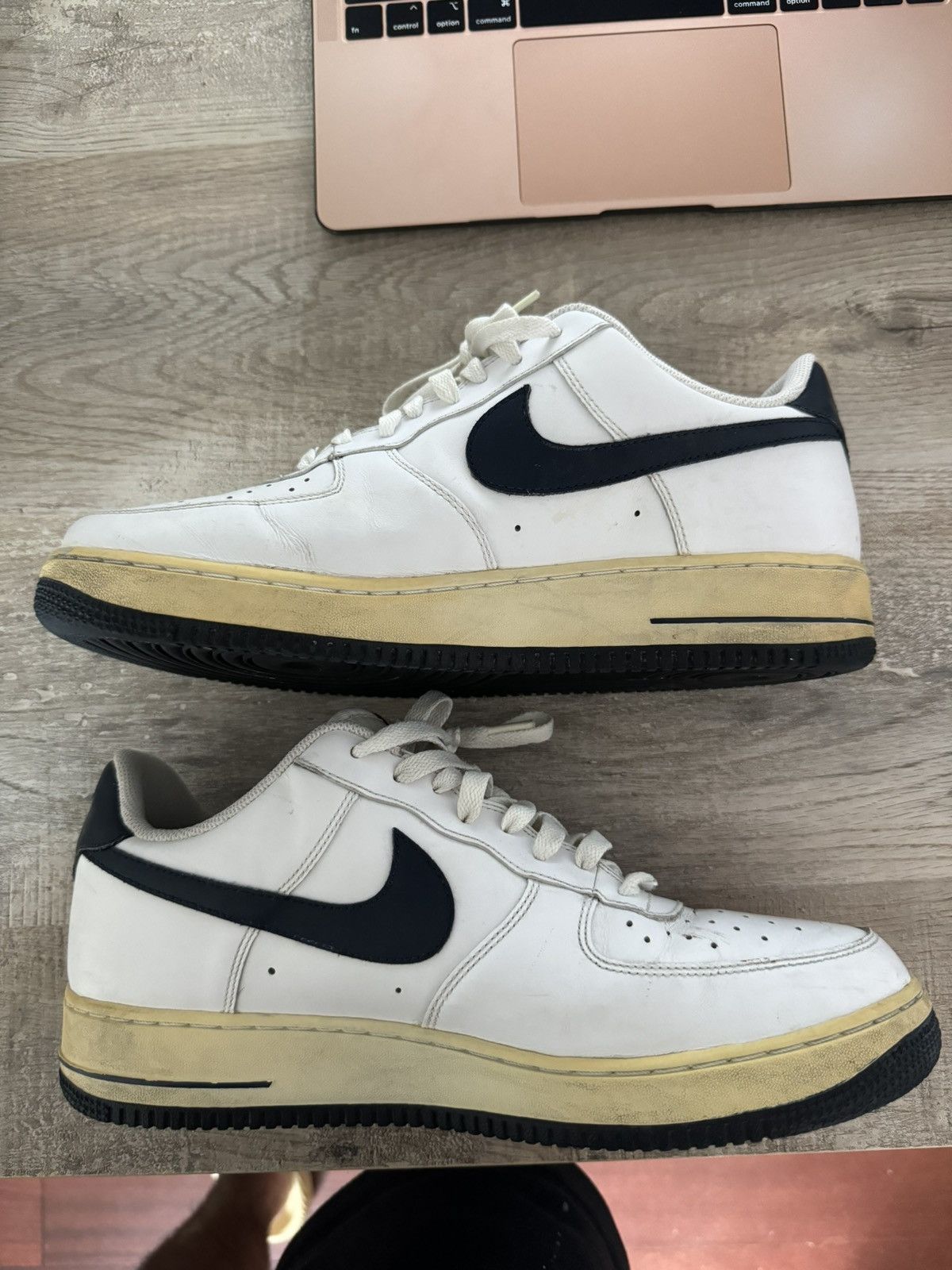 Nike Nike Air Force 1 2012 Midnight Navy Obsidian Size US 11 / EU 44 - 5 Thumbnail