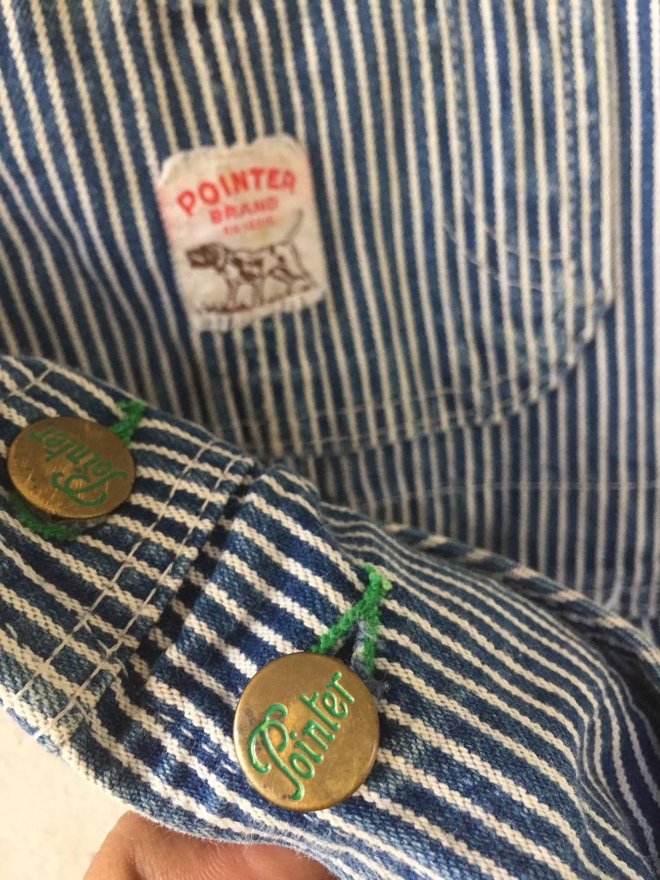 Japanese Brand VTG OVERALL POINTER HICKORY CARPENTER KIDS (7-8YO) Size US 26 / EU 42 - 6 Thumbnail