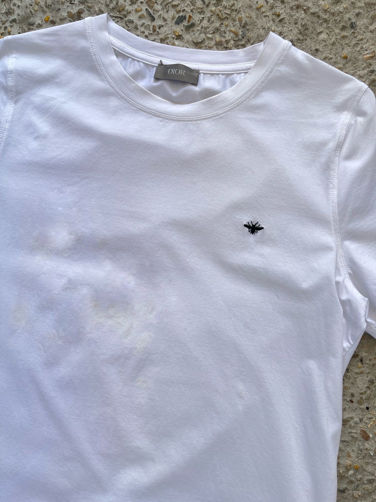Dior Black Embroidered Bee Short Sleeve Shirt Size XL / US 12-14 / IT 48-50 - 3 Thumbnail