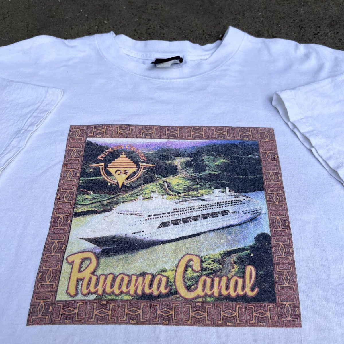 Giant × Vintage Vintage Princess cruises Panama Canal Promo Tee XL Art Size US XL / EU 56 / 4 - 1 Thumbnail