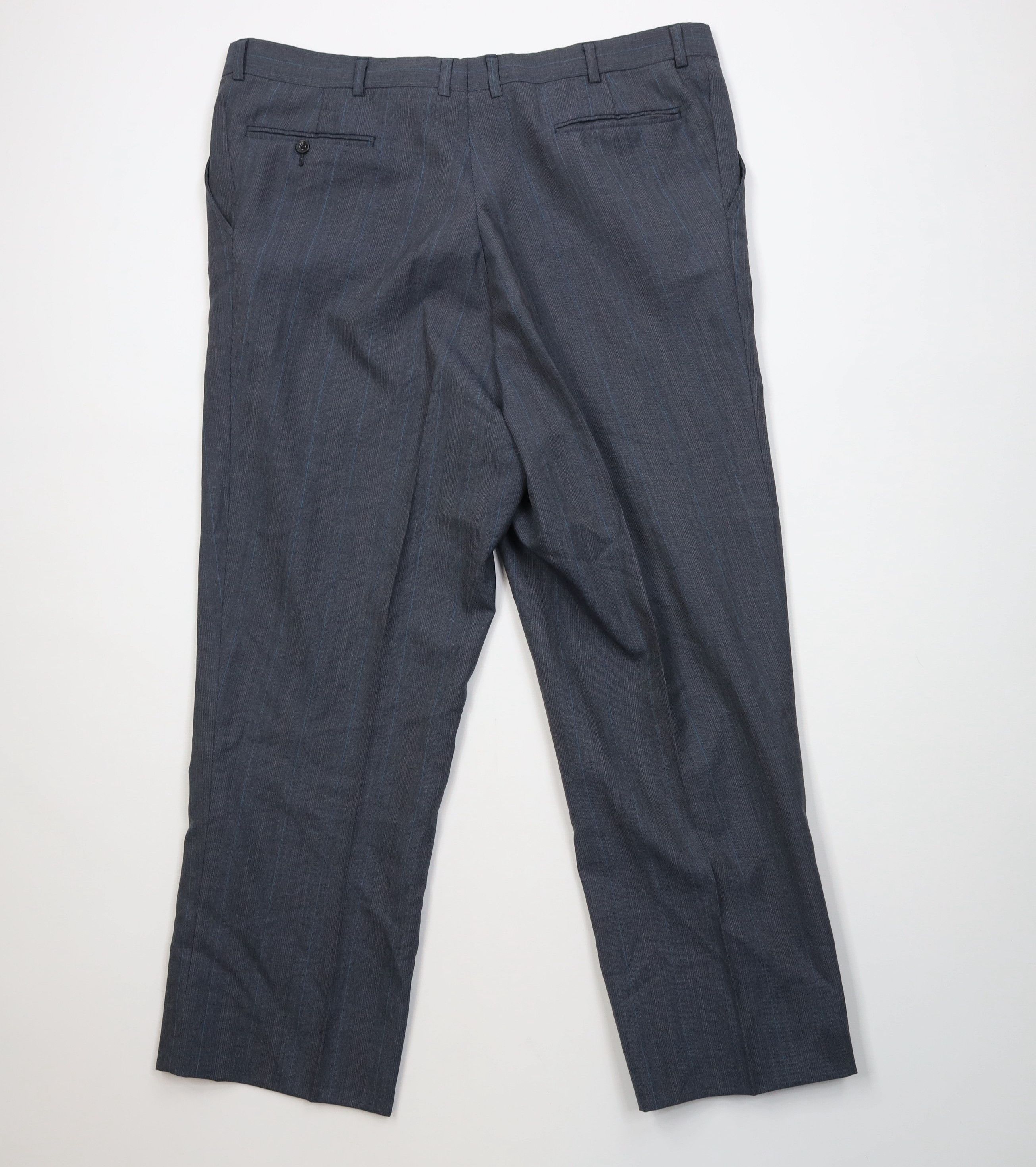 Vintage Vintage 70s Streetwear Blend Knit Wide Leg Chino Pants Plaid Size US 38 / EU 54 - 10 Thumbnail