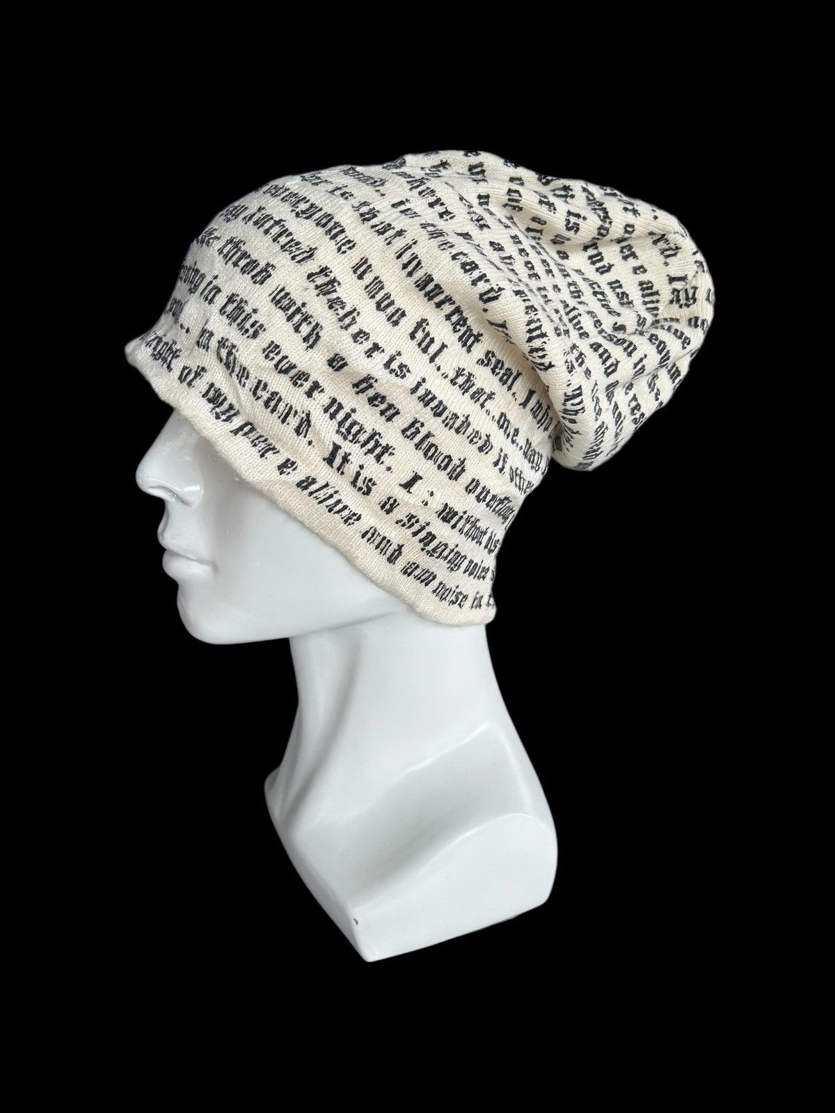 14th Addiction × Hysteric Glamour × Japanese Brand Japanese Punk Bondage Style Beanie Hats Rare Deisign🎌☠️☠️ Size ONE SIZE - 5 Thumbnail