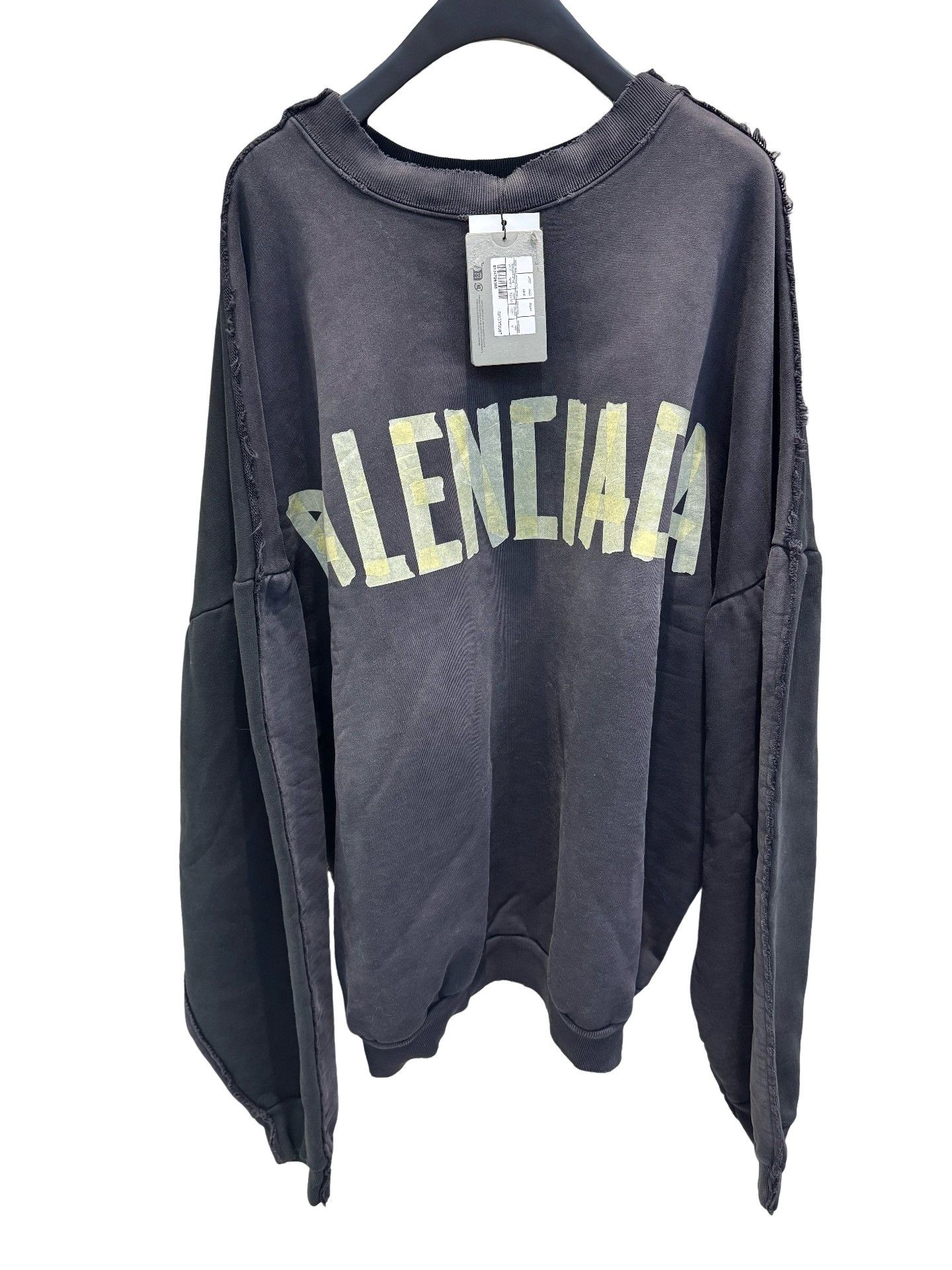 Balenciaga Balenciaga 3B Tape Logo Sweatshirt Size M Size US M / EU 48-50 / 2 - 1 Thumbnail
