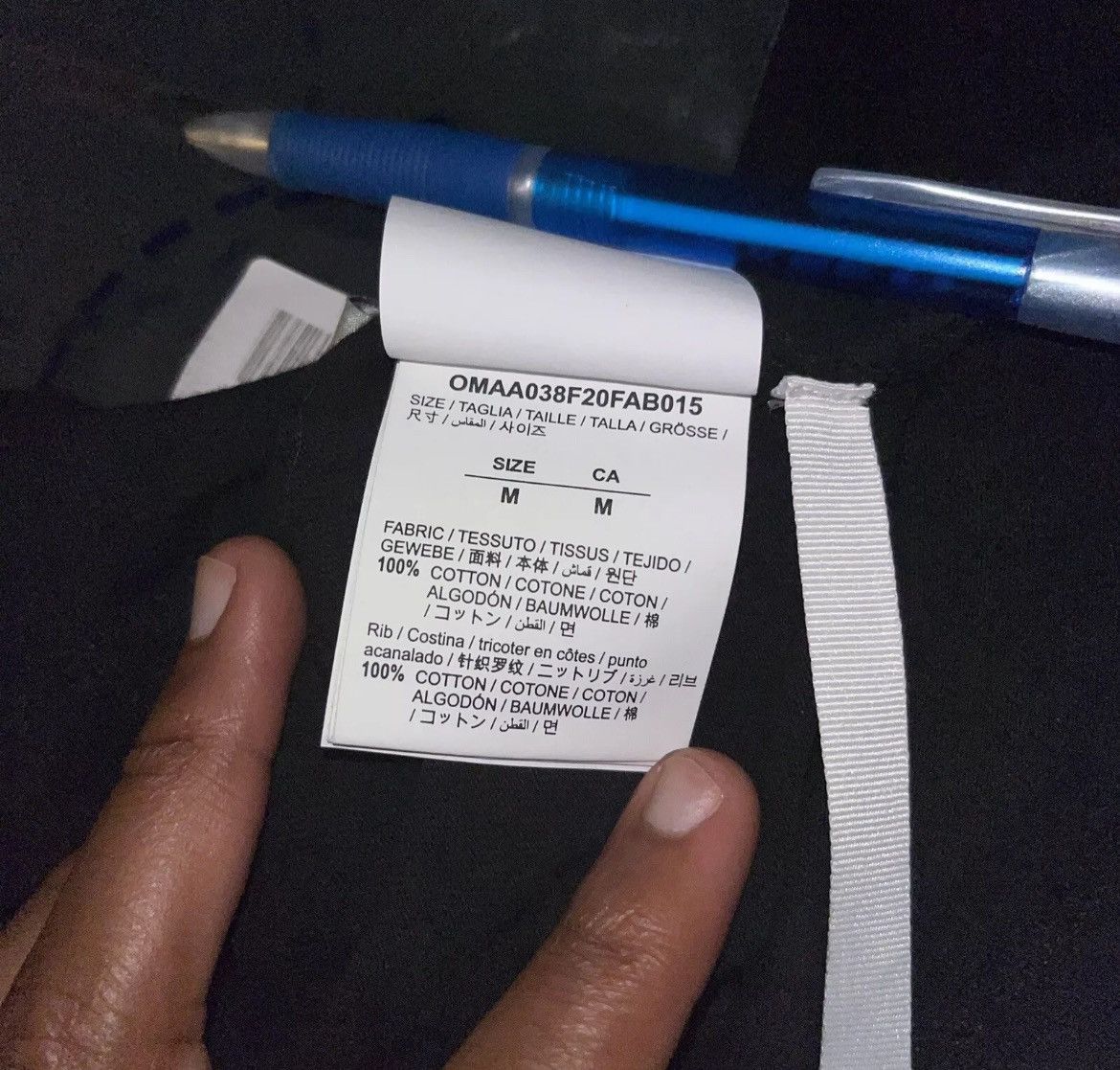 Off-White Off-White Medium (OVERSIZED) Pascal Arrows Black Tee Virgil Size US M / EU 48-50 / 2 - 9 Thumbnail