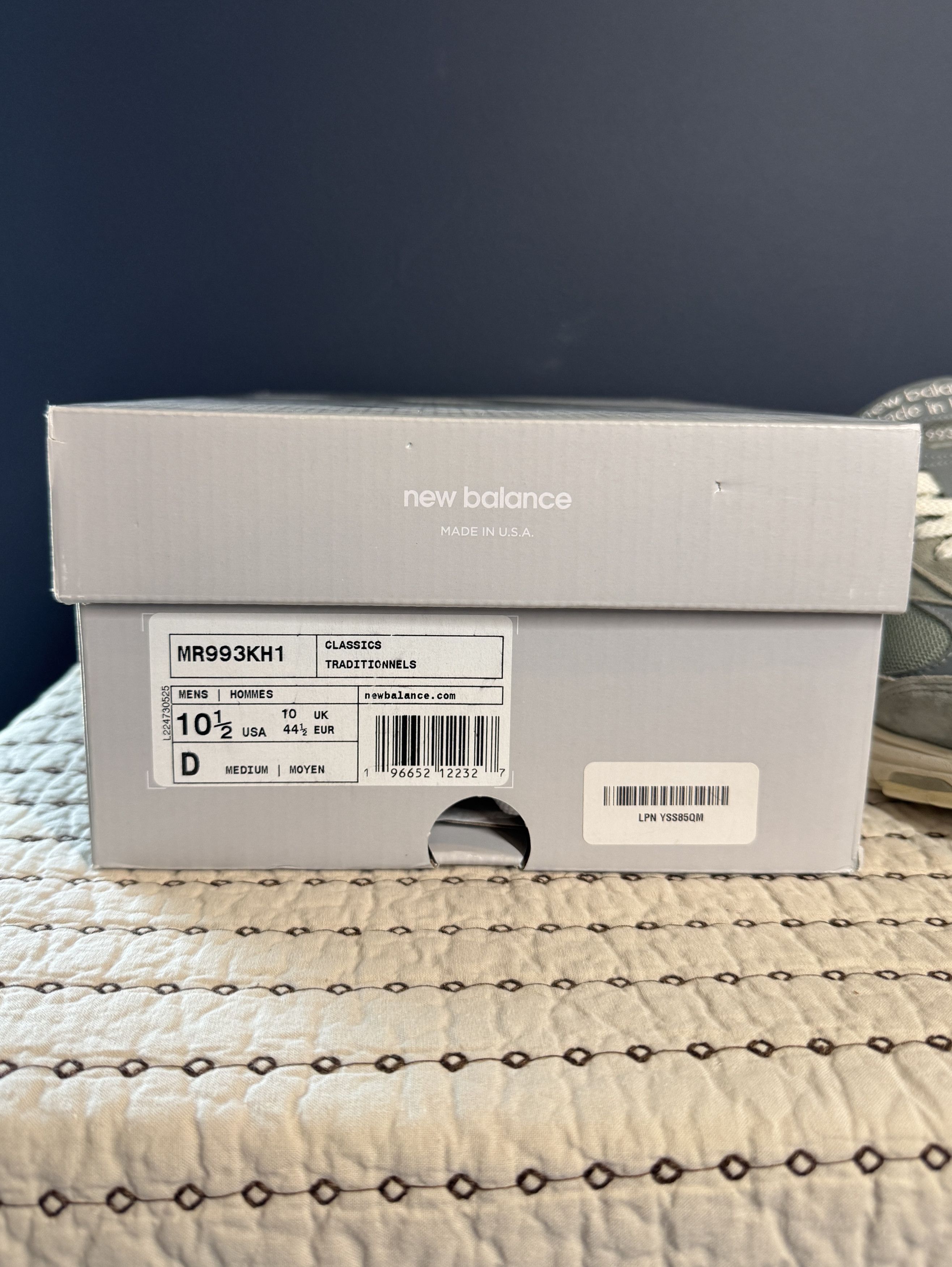 Kith × New Balance 2022 KITH X NEW BALANCE 993 PISTACHIO MADE IN USA SIZE 10.5 Size US 10.5 / EU 43-44 - 18 Thumbnail