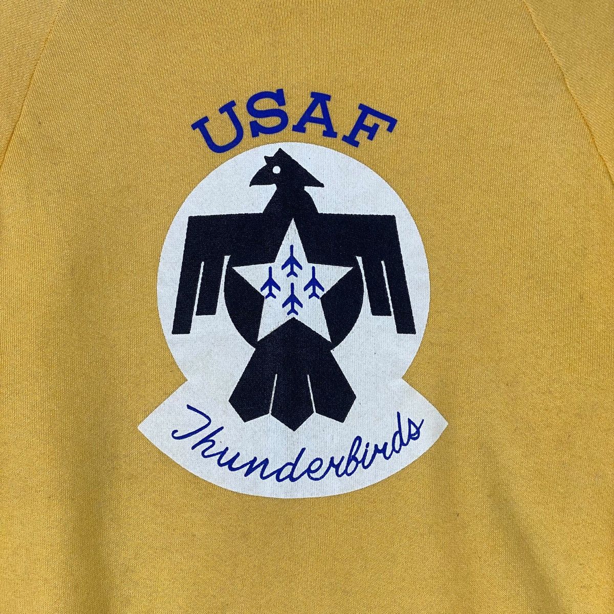 Vintage Vintage Fruit Of The Loom Yellow Pullover Jumper Size M Size M / US 6-8 / IT 42-44 - 4 Thumbnail