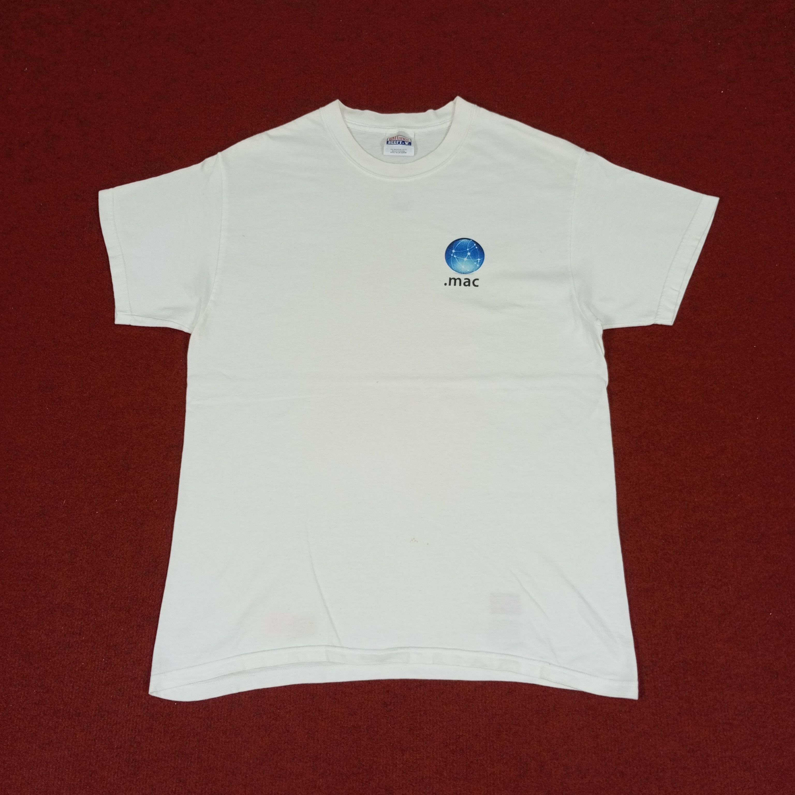 Apple × Hanes × Vintage Apple Mac Logo Design Promo Style Vintage Tshirt Size US M / EU 48-50 / 2 - 1 Thumbnail