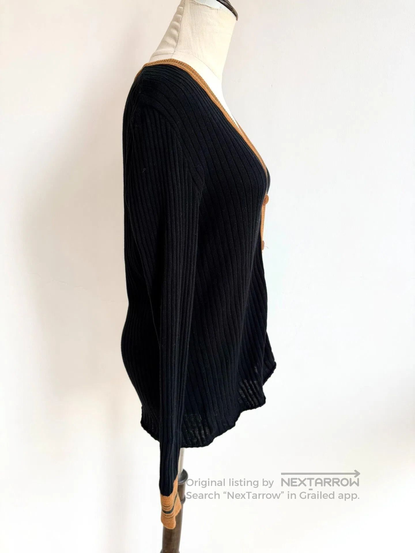 Vivienne Westwood vivienne westwood black orange striped cardigan. Size XXS / US 00 / IT 34 - 6 Thumbnail