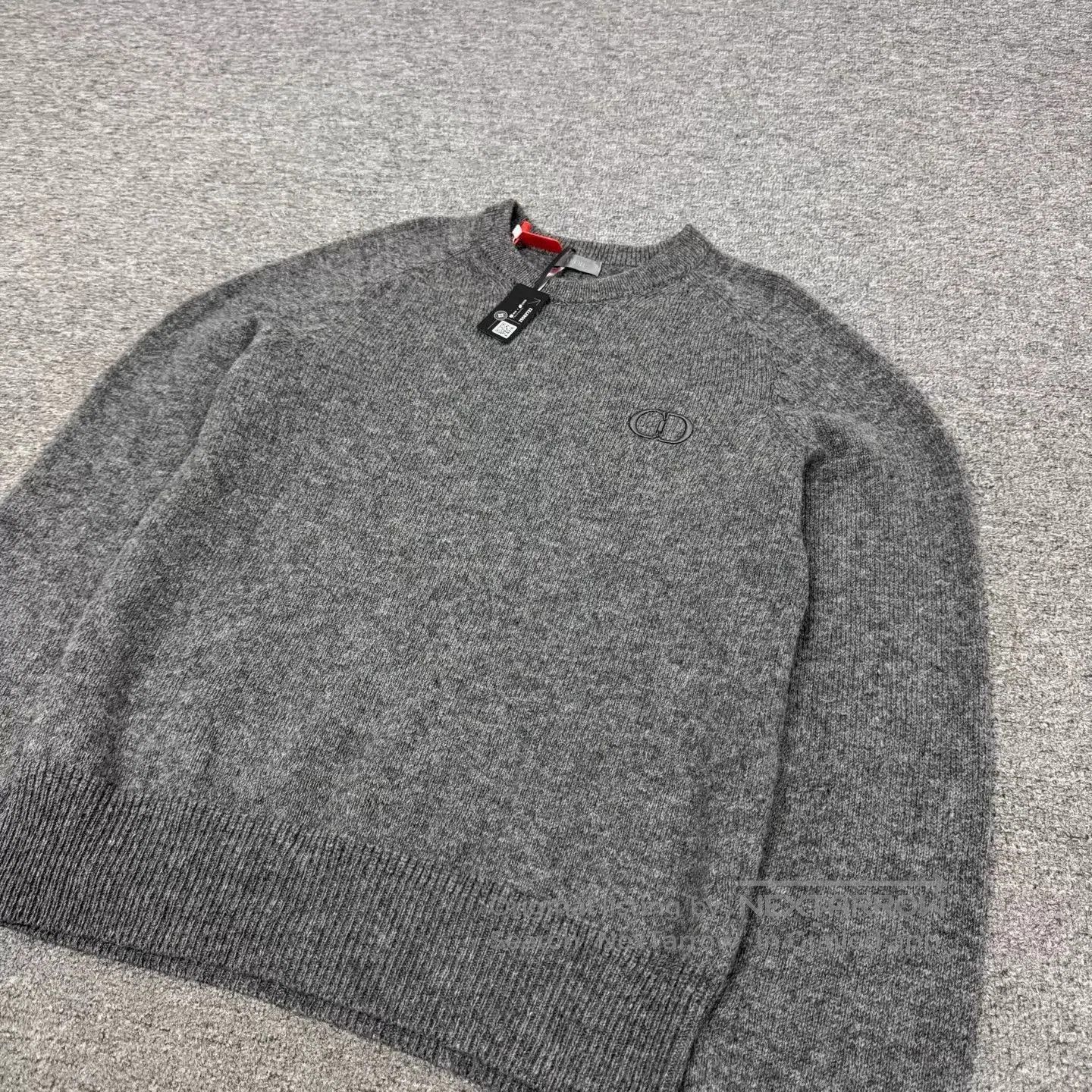 Dior Gray Crewneck Sweater Size L. Size US L / EU 52-54 / 3 - 3 Thumbnail