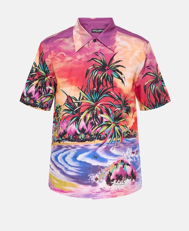 Dolce & Gabbana Short-sleeved shirt Size US L / EU 52-54 / 3 - 1 Thumbnail