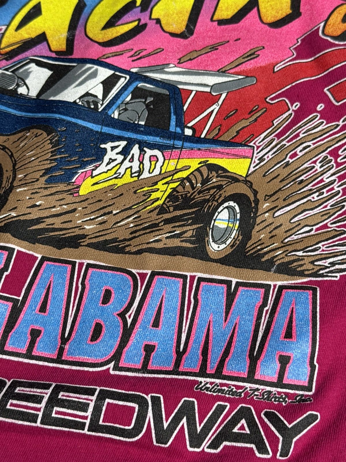 Vintage VINTAGE 1995 SS Mud Racing Champions Tee “Pink” [XL] PREOWN Size US XL / EU 56 / 4 - 4 Thumbnail