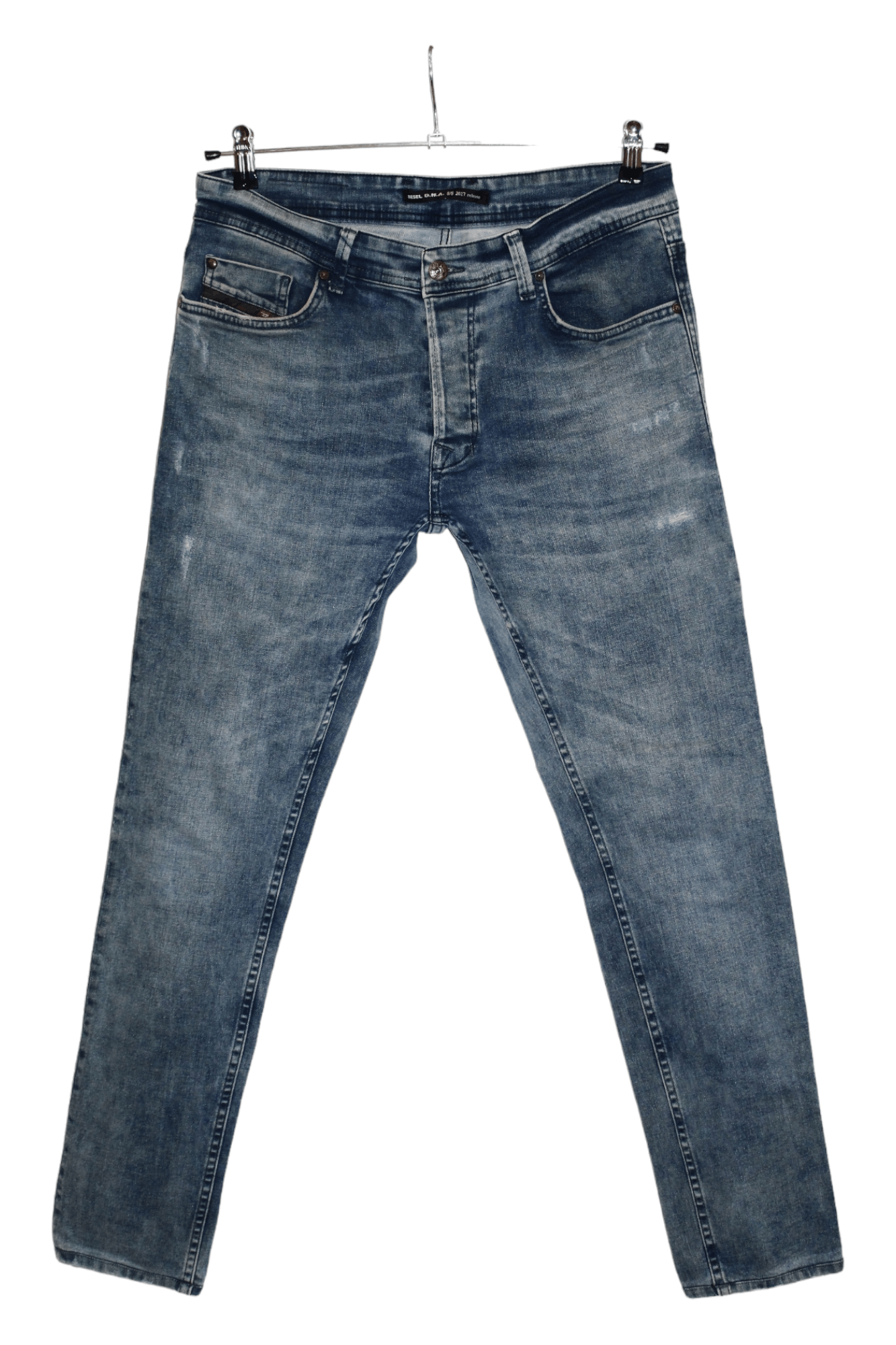 image of Diesel D.n.a. S/s 2017 Krayver 0803E Regular Slim Carrot in Blue, Men's (Size 32)