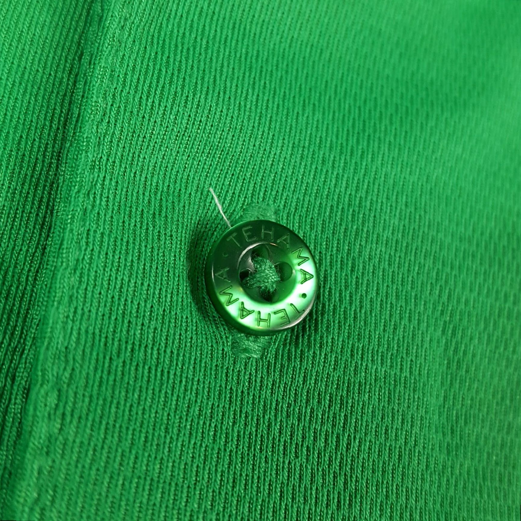 Vintage VINTAGE Tehama Green Athletic Fit Polo Shirt Mens Size M Short Sleeve Button Collar Golf 90s Preppy Size US M / EU 48-50 / 2 - 4 Thumbnail