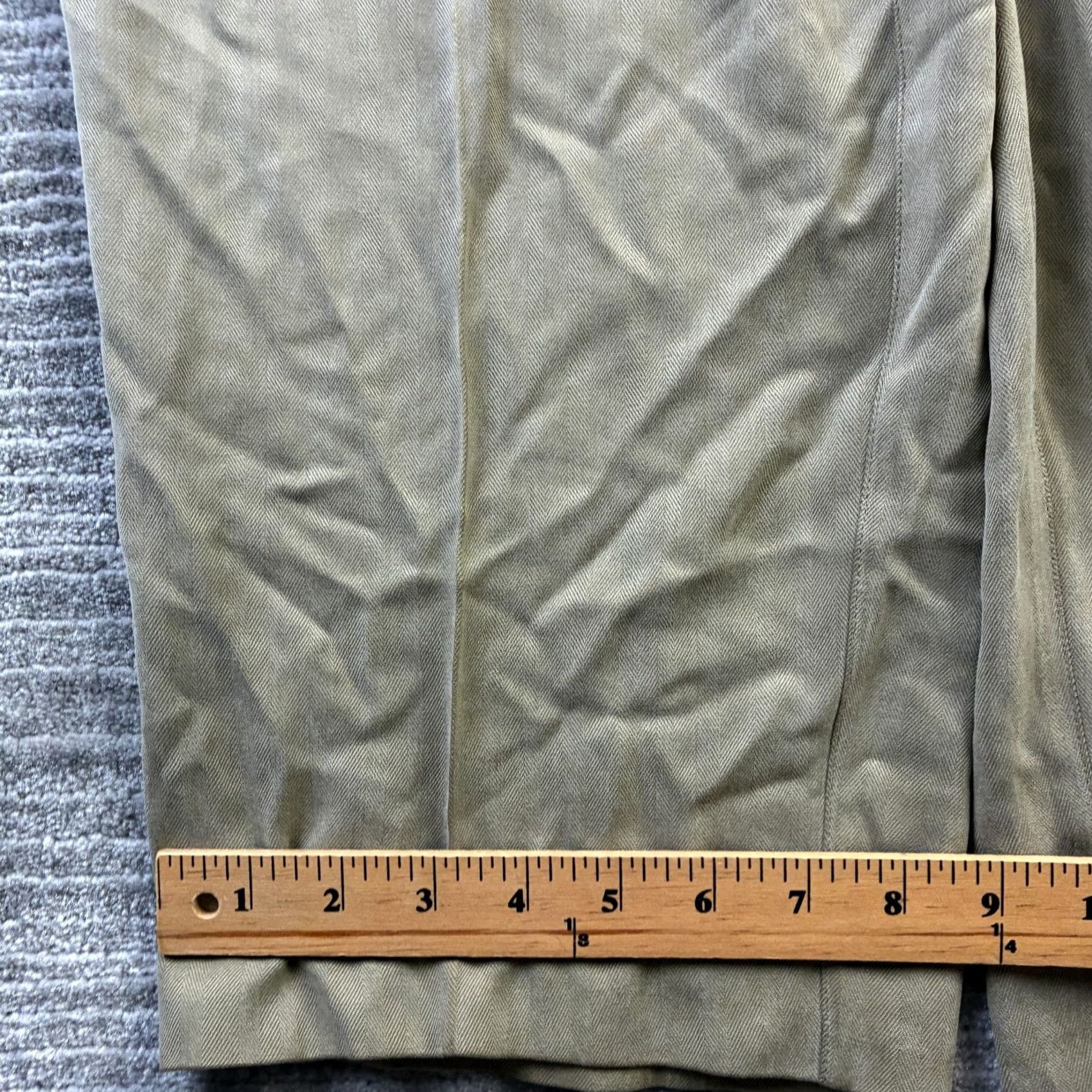 Tommy Bahama Tommy Bahama Pants Mens 38x30 Beige Tan Silk Pleated Chino Slacks Trousers Size US 38 / EU 54 - 6 Thumbnail