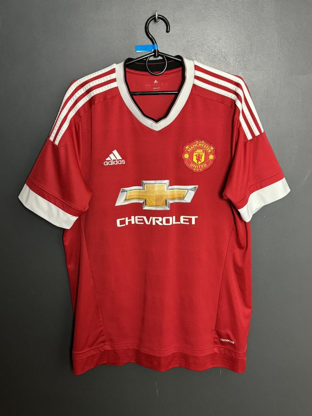 Adidas Manchester United 15/16 Home Football Jersey T-Shirt Size US L / EU 52-54 / 3 - 1 Thumbnail