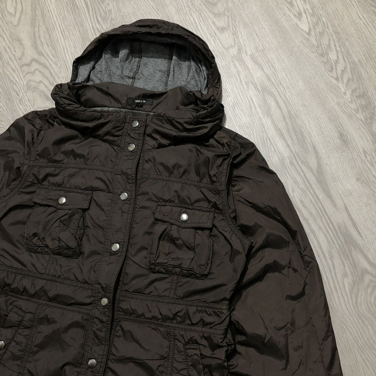 Comme Ca Ism 2000s Comme Ca Ism Jacket Luxury With Hoodie Dark Brown Size US M / EU 48-50 / 2 - 3 Thumbnail