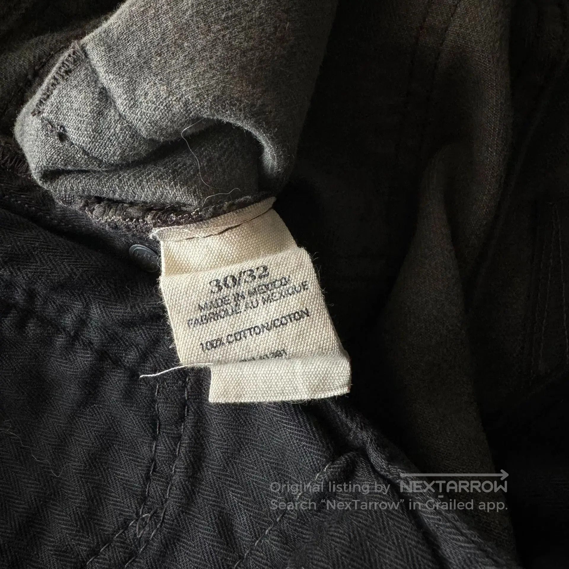 Denim & Supply Ralph Lauren Ralph Lauren Denim Supply Charcoal Patched Jeans. Size US 30 / EU 46 - 7 Thumbnail