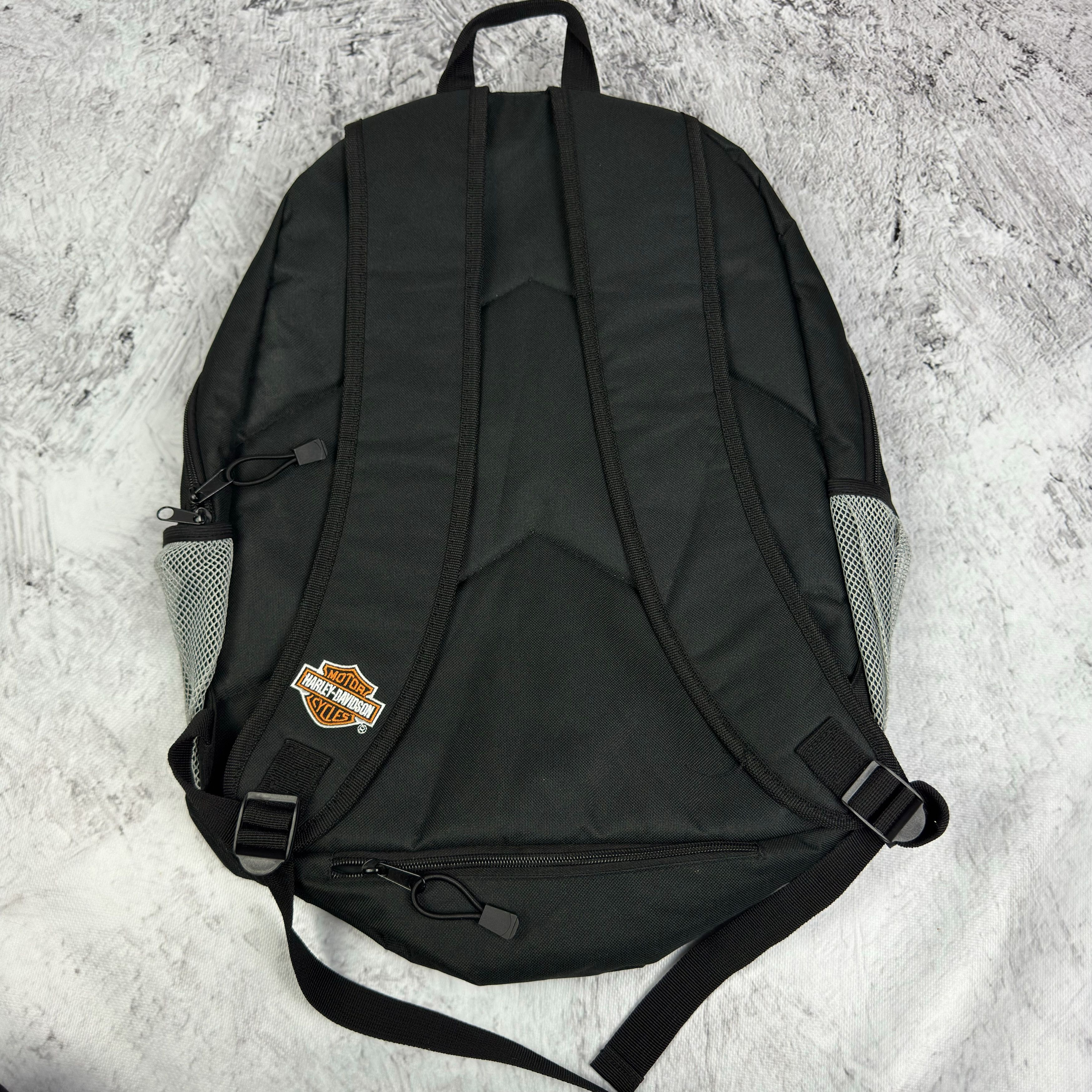 Harley Davidson Harley-Davidson Men Gray Black Adjustable Strap Backpack Bag Size ONE SIZE - 4 Thumbnail