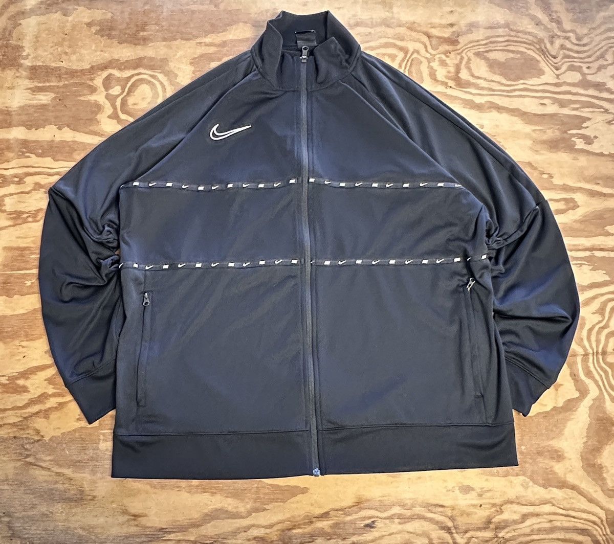 Nike Nike black Full Zip sportswear jacket Size US XXL / EU 58 / 5 - 1 Thumbnail